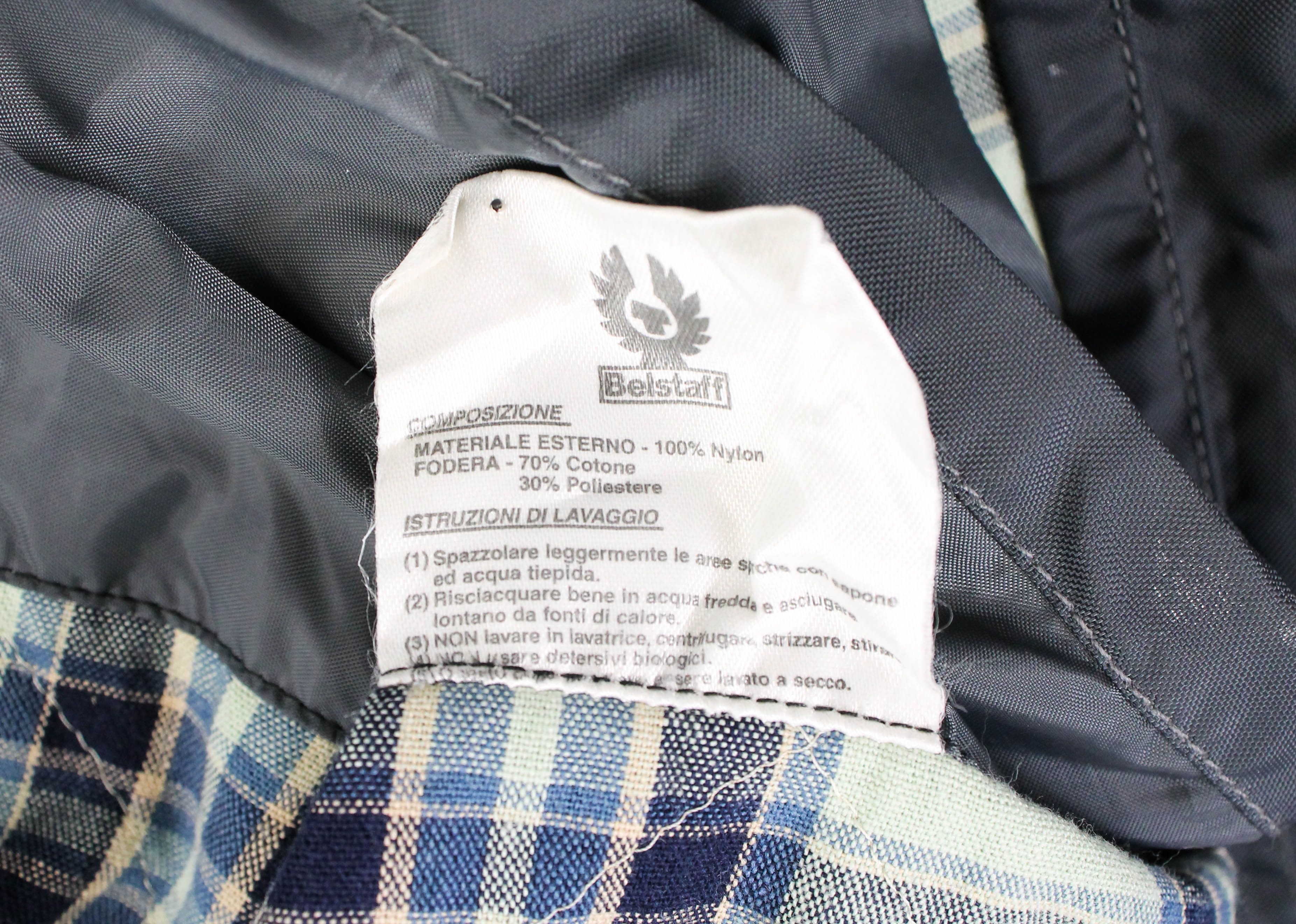 Belstaff BELSTAFF Jacket Men's XL Full Zip Band Neck Belted Pockets Size US XL / EU 56 / 4 - 8 Thumbnail