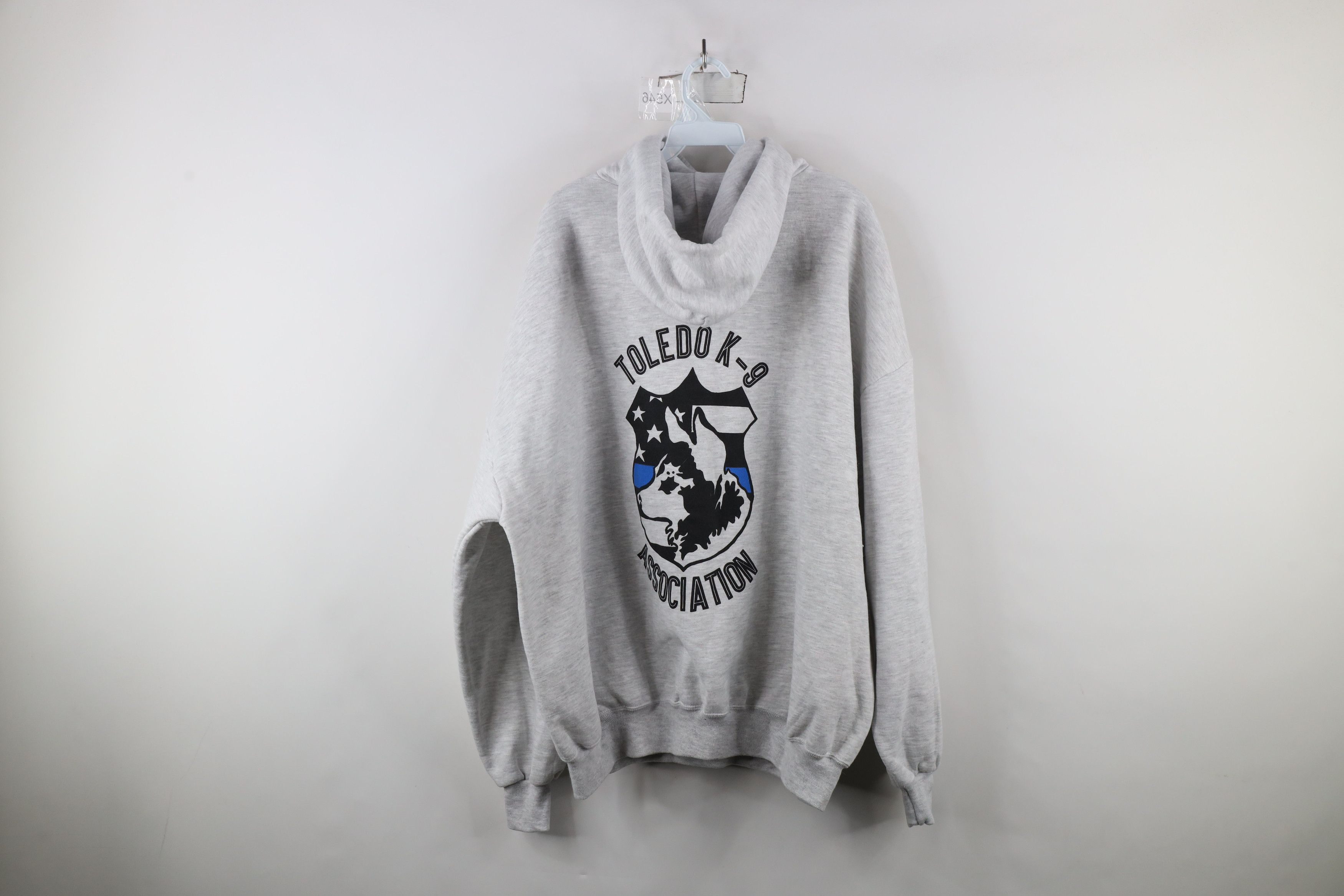 Vintage Vintage 90s Toledo K-9 Association Dog Hoodie Sweatshirt USA Size US XXL / EU 58 / 5 - 11 Thumbnail
