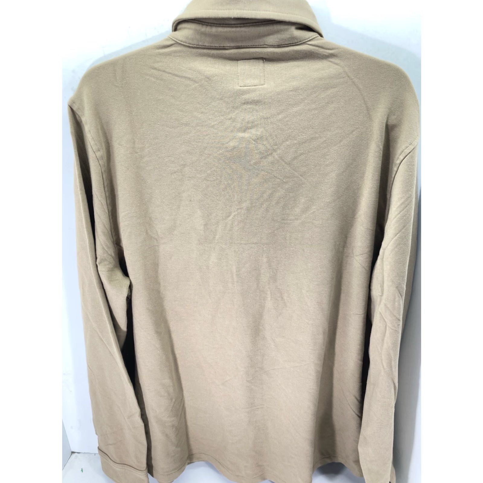 Gap VINTAGE Gap Knit Shirt Men L Brown Button Long Sleeve Cotton Blend Stretch NWT Size US L / EU 52-54 / 3 - 7 Thumbnail