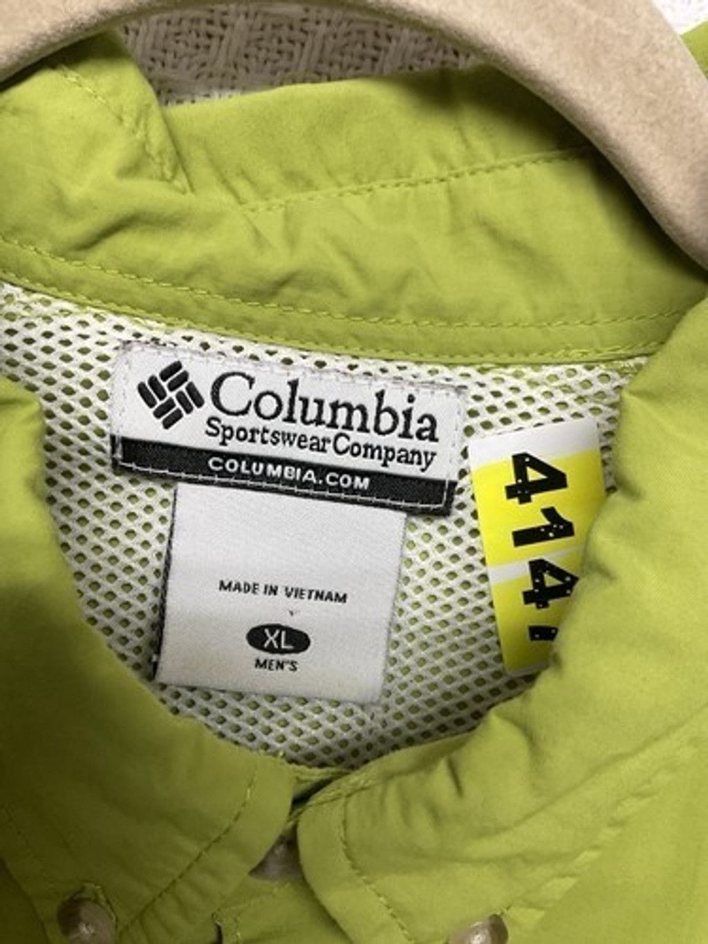 Columbia Columbia Green Omni-Shade PFG Vented Fishing Shirt Men XL Size US XL / EU 56 / 4 - 5 Thumbnail