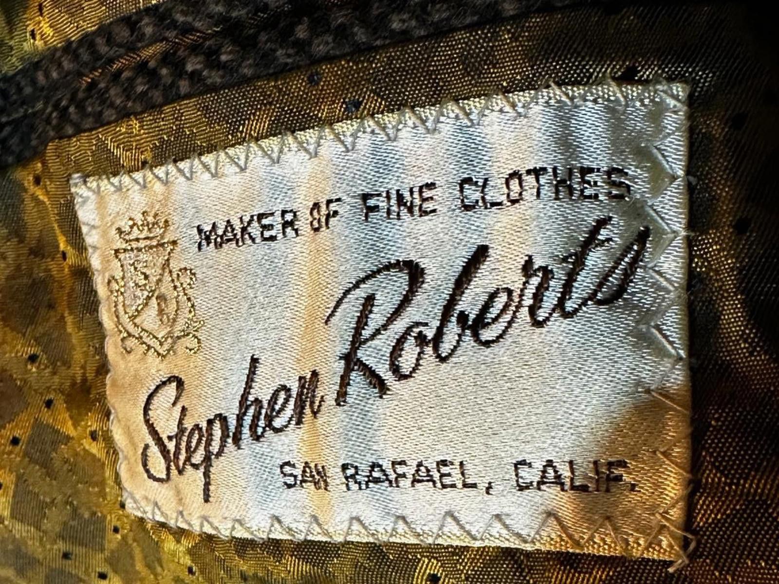Other Vintage Stephen Roberts San Rafael Sport Coat 1960s Size 38S - 4 Thumbnail
