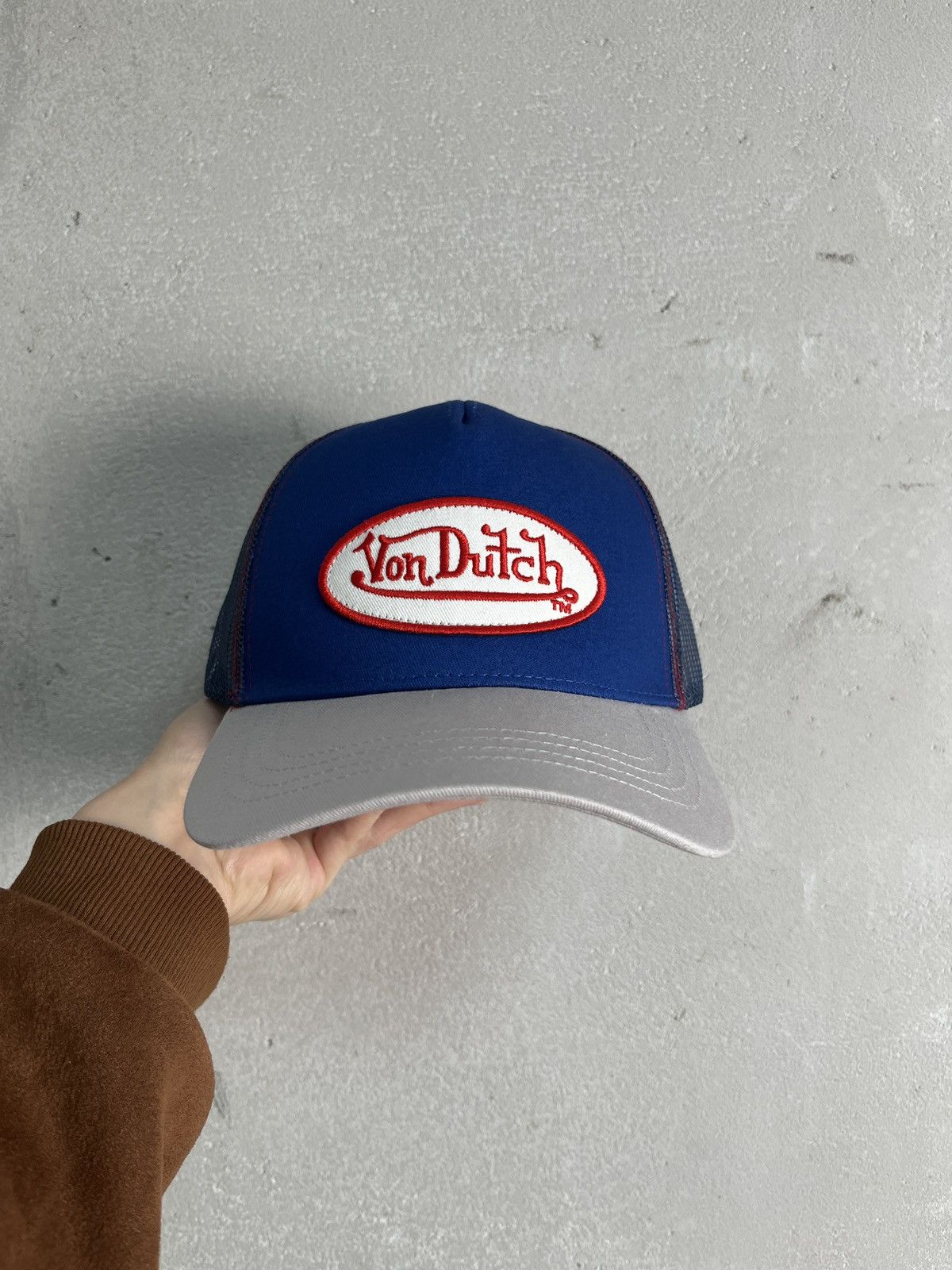 Von Dutch Deadstock Von Dutch Blue Trucker Hats Adjustable OS Size ONE SIZE - 2 Thumbnail