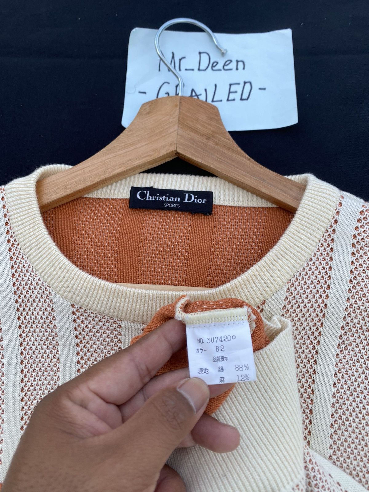 Christian Dior Monsieur Rare Vintage Christian Dior Sports Knitwear Sweater Size US M / EU 48-50 / 2 - 14 Thumbnail