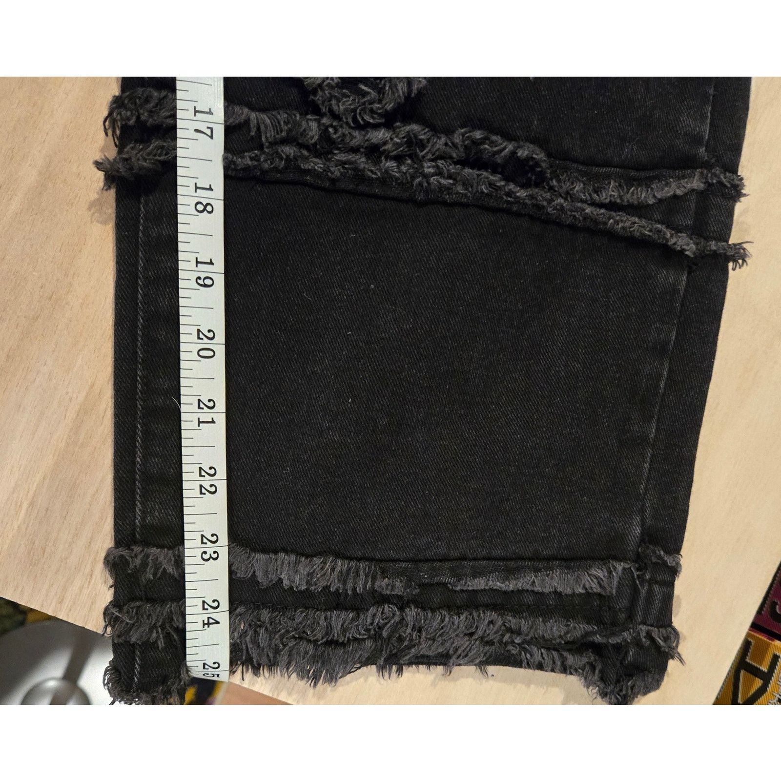 Other NWOT Heartbreak Hotel HBRK Distressed Denim black sz S Size 32" / US 10 / IT 46 - 9 Thumbnail