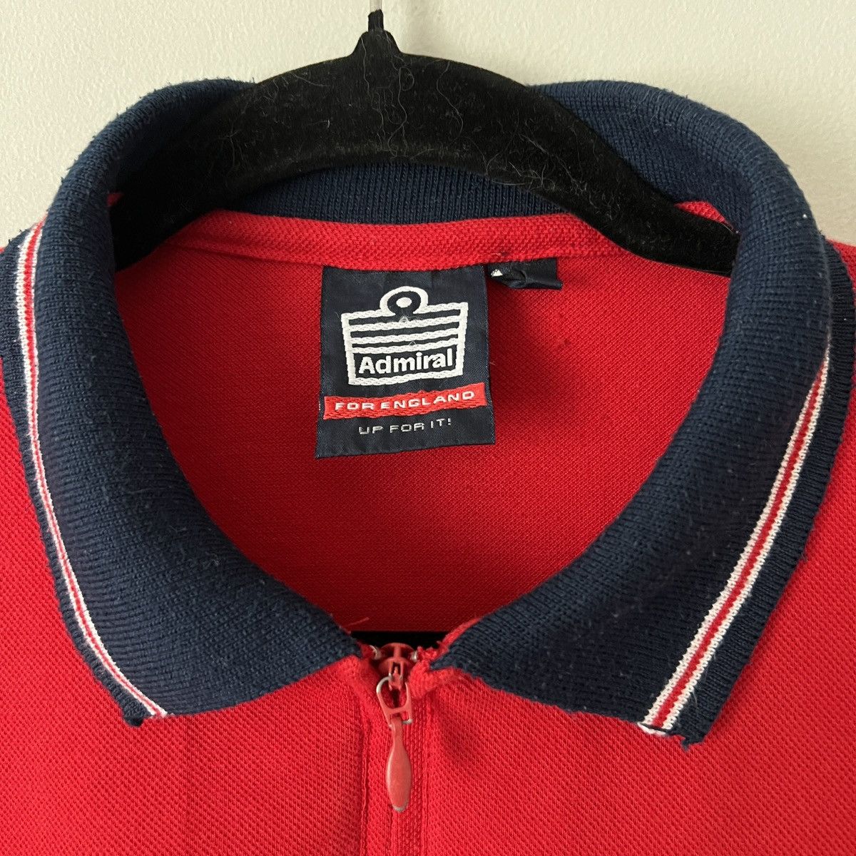 Vintage Vintage 90s Admiral England Polo Shirt Jersey Football Size US L / EU 52-54 / 3 - 8 Thumbnail