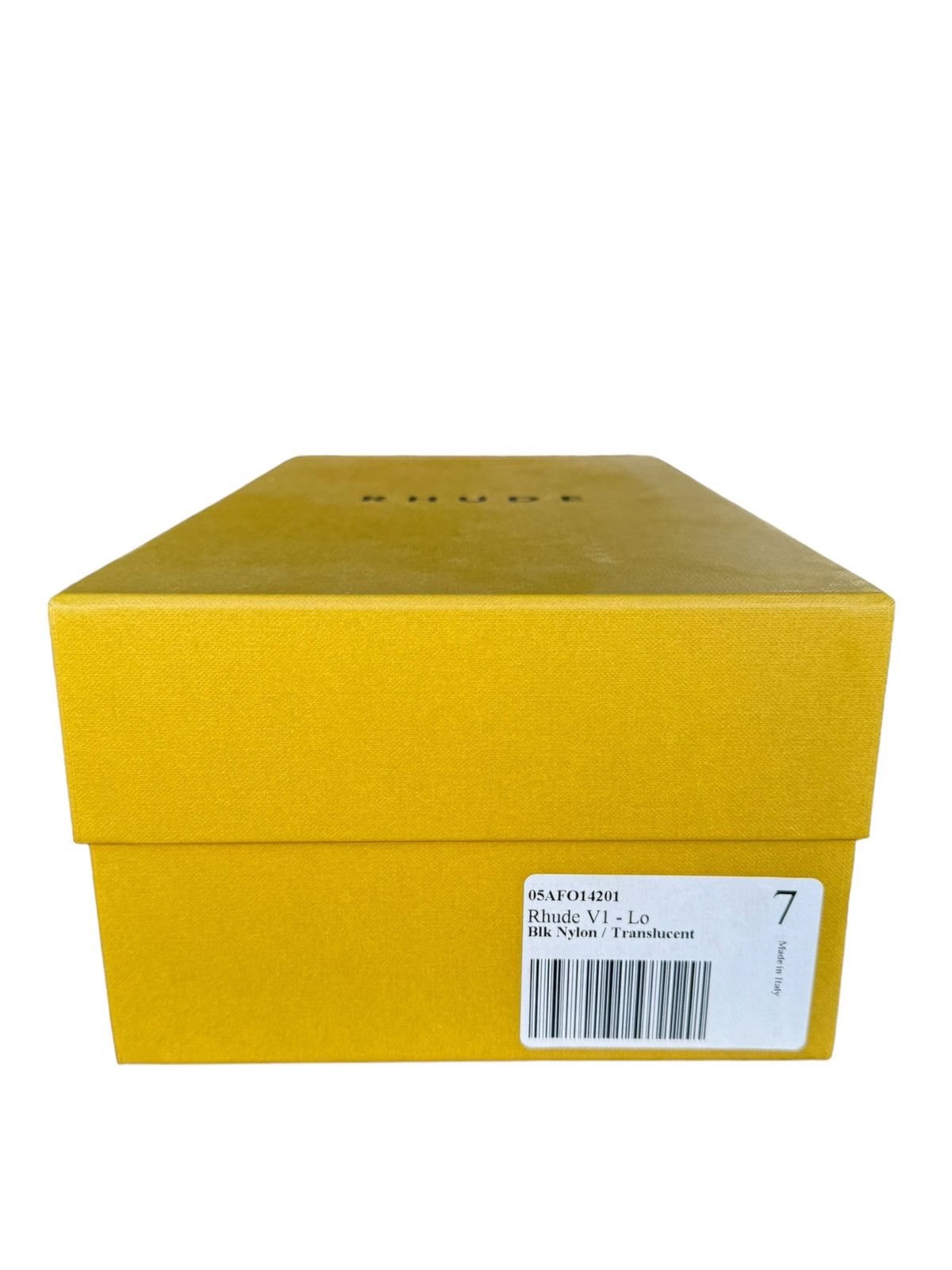 Rhude V1 Black/Translucent Nylon Lo Sneaker Size US 7 / EU 40 - 11 Thumbnail