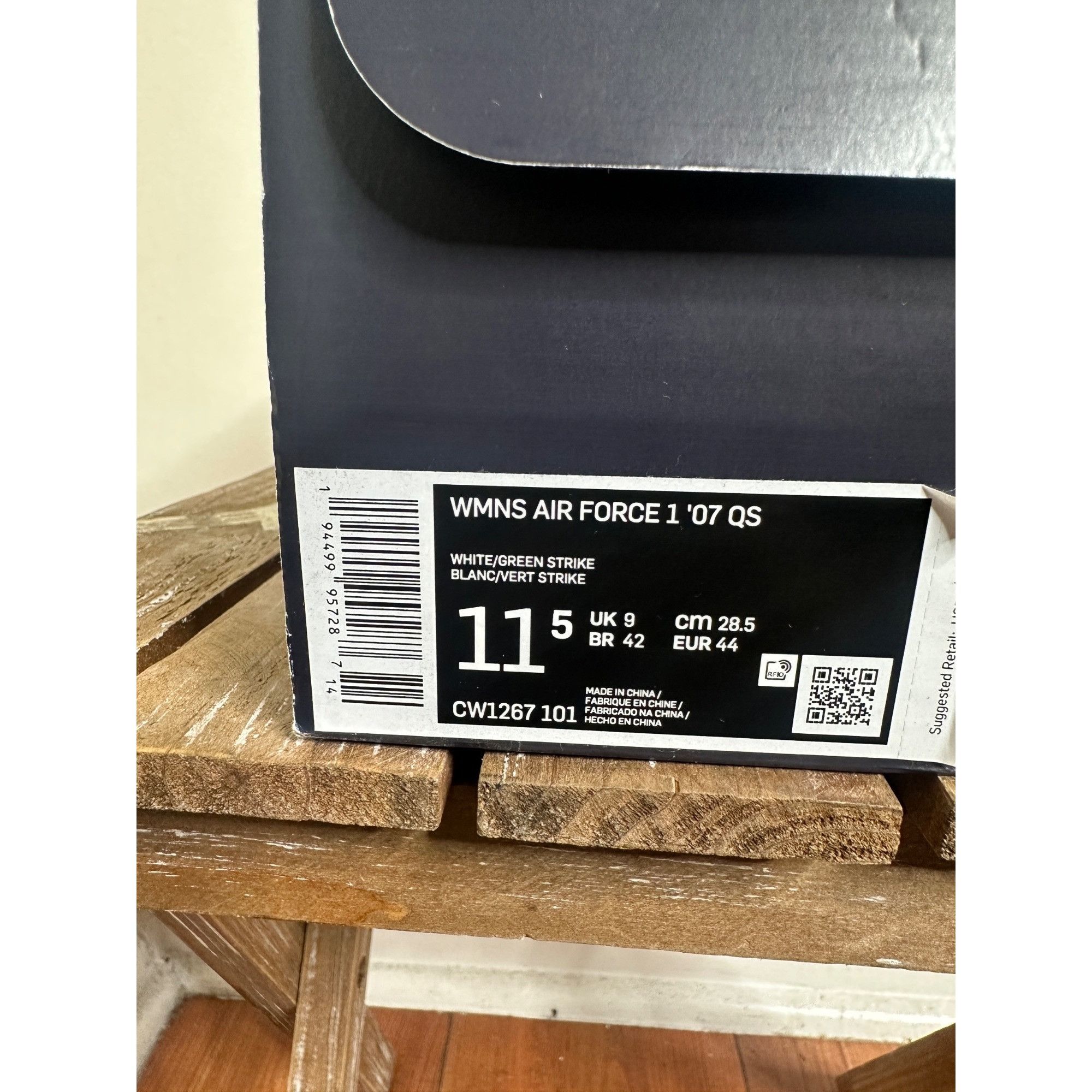 Nike Nike Air Force 1 Low Black Tie Dye Size US 10 / EU 43 - 8 Thumbnail