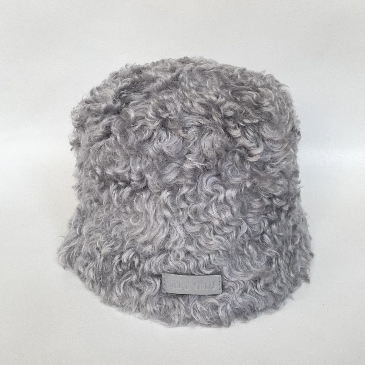 Miu Miu Late 2000s Violet Mohair Bucket Hat Size ONE SIZE - 13 Thumbnail