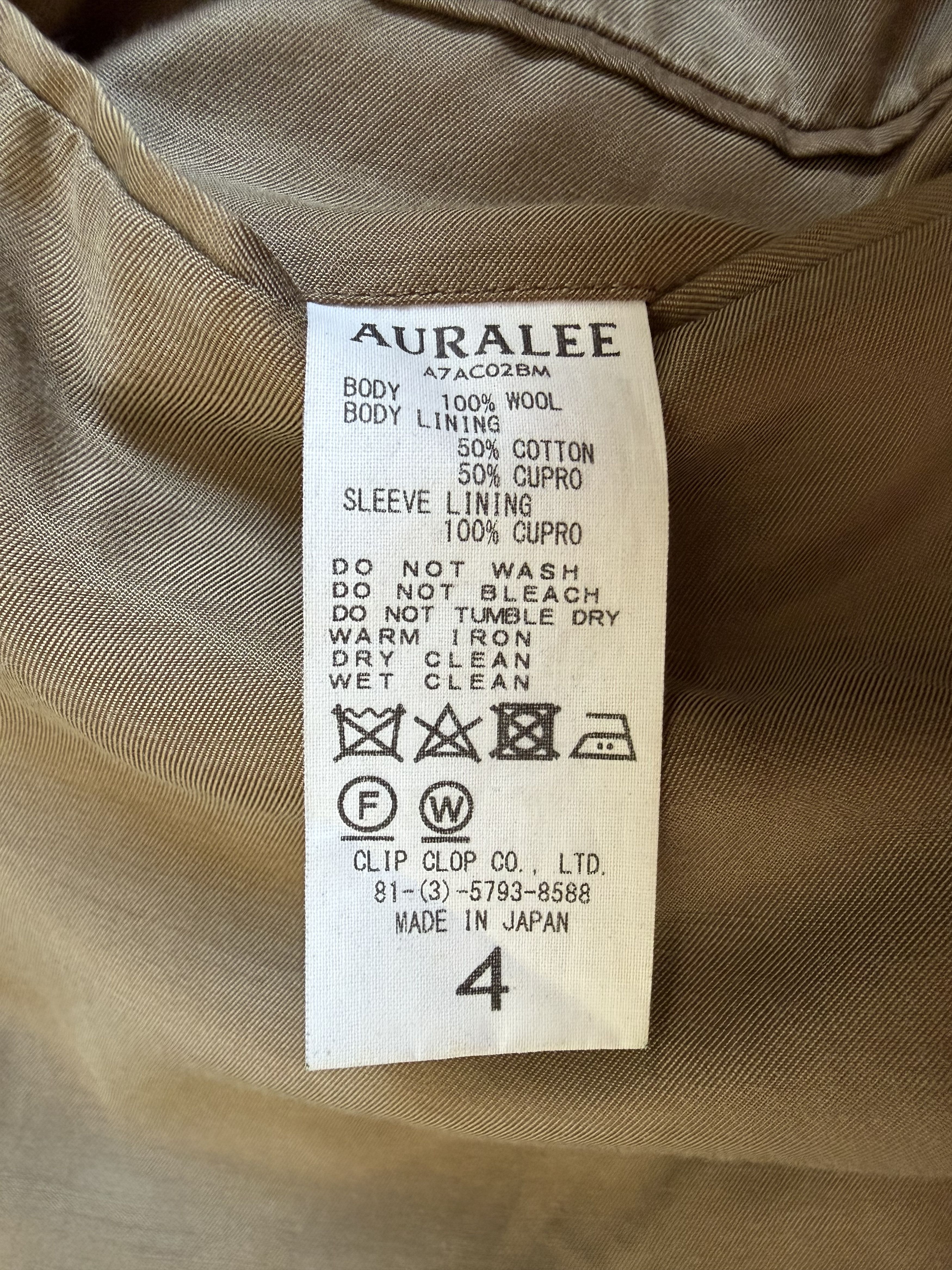 Auralee auralee soutien coat Size US XL / EU 56 / 4 - 6 Thumbnail