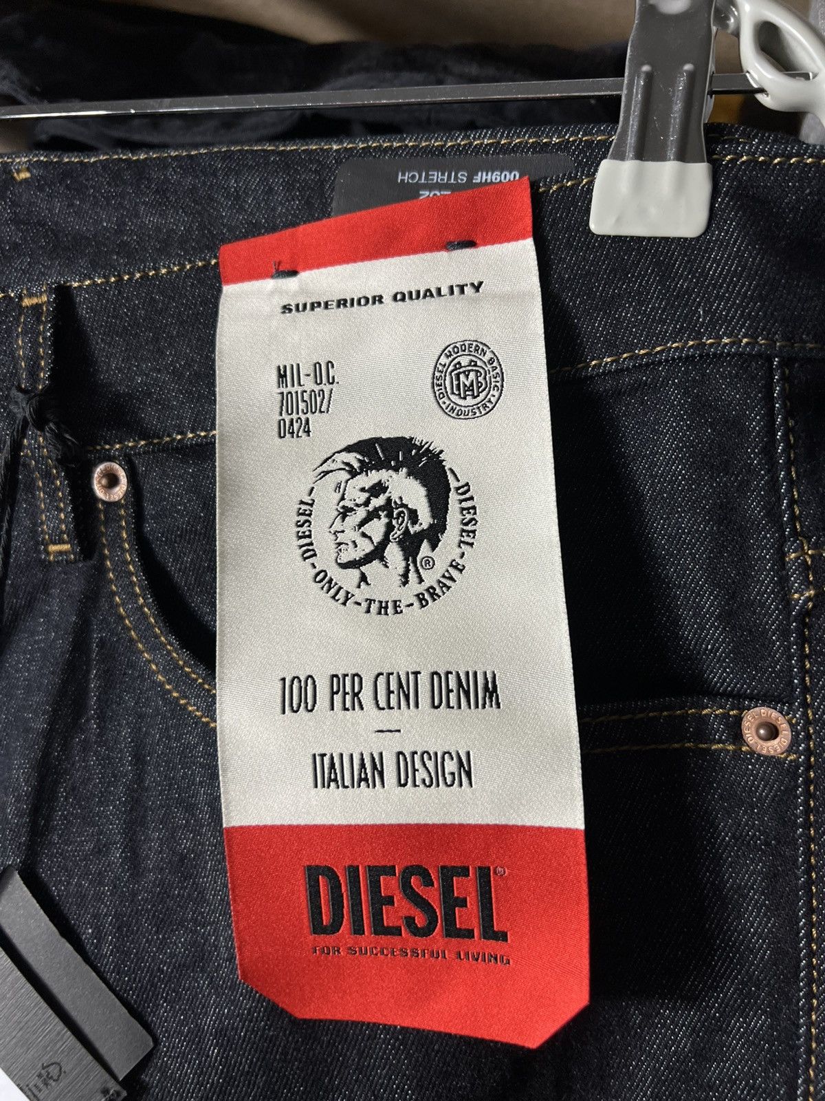 Diesel Diesel Raw Tapered Fit Jeans 🇮🇹 Premium Dark Wash Denim Size US 32 / EU 48 - 11 Thumbnail