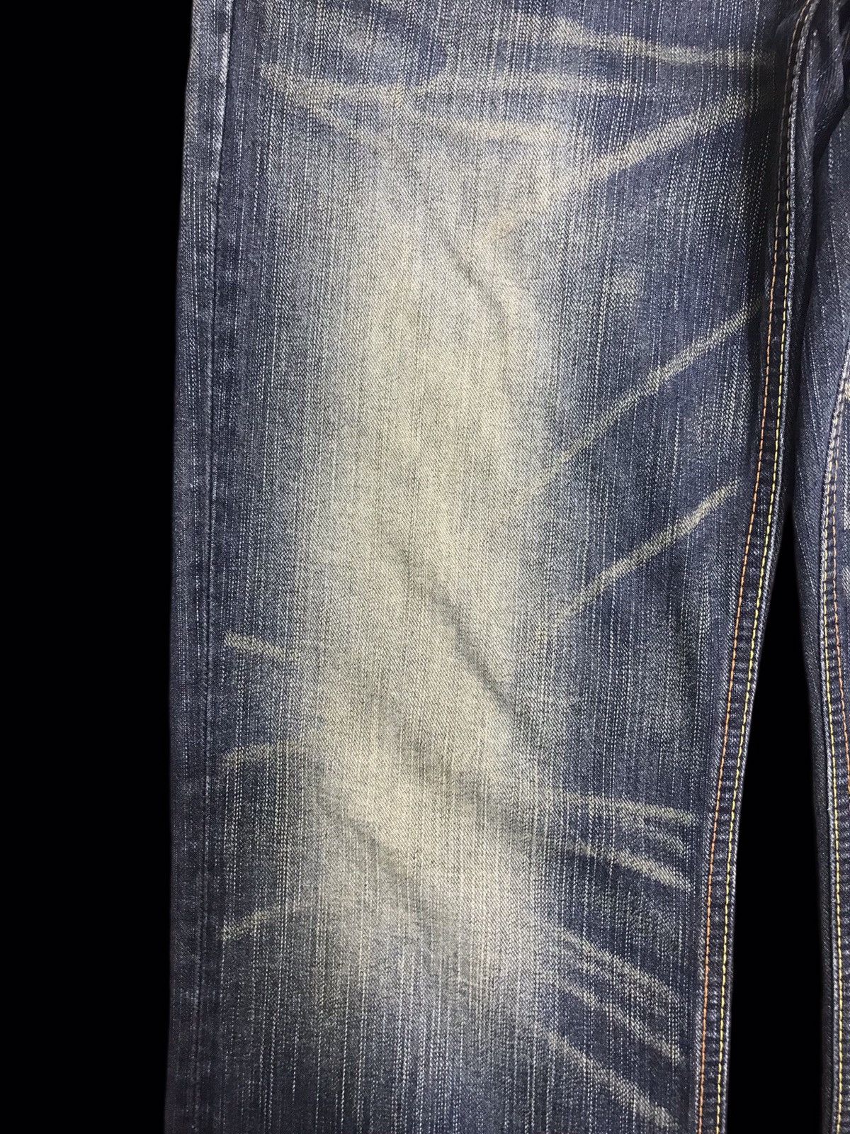 Edwin 💥WIDE FLARE💥EDWIN STONEWASH SICK FADES MUD WASH DENIM F330 Size US 32 / EU 48 - 6 Thumbnail