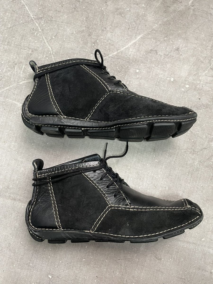 14th Addiction 14thaddiction style stitched leather lace up boots hype y2k Size US 8 / EU 41 - 10 Thumbnail
