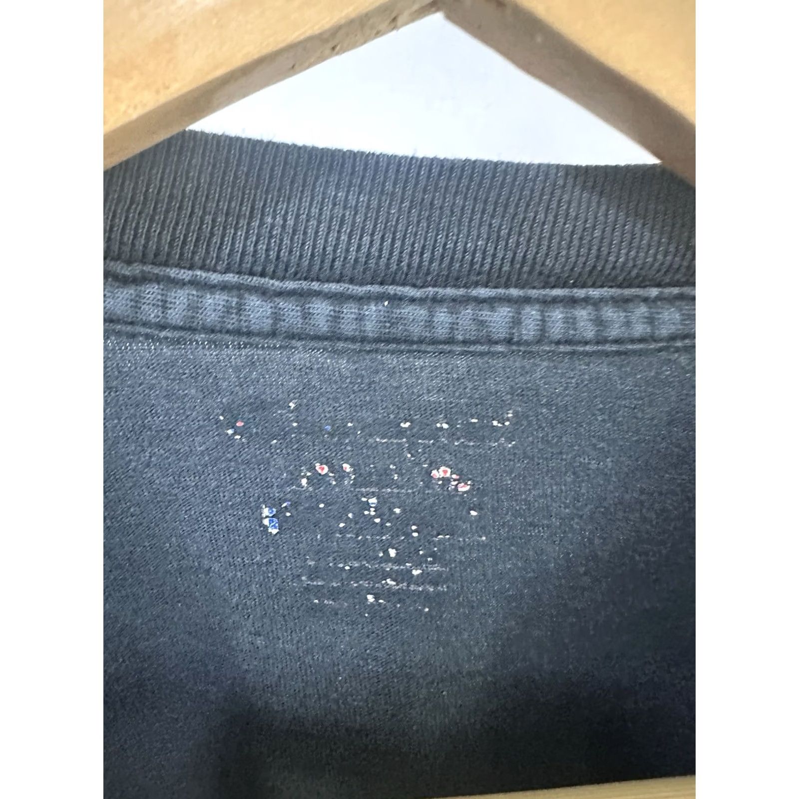 Champion VTG Worn Sun Faded Black Pocket Front T-Shirt XL Mens Grunge Workwear Short Sleeve Shirt Black Pocket Front Shirt 90s Size US XL / EU 56 / 4 - 3 Thumbnail