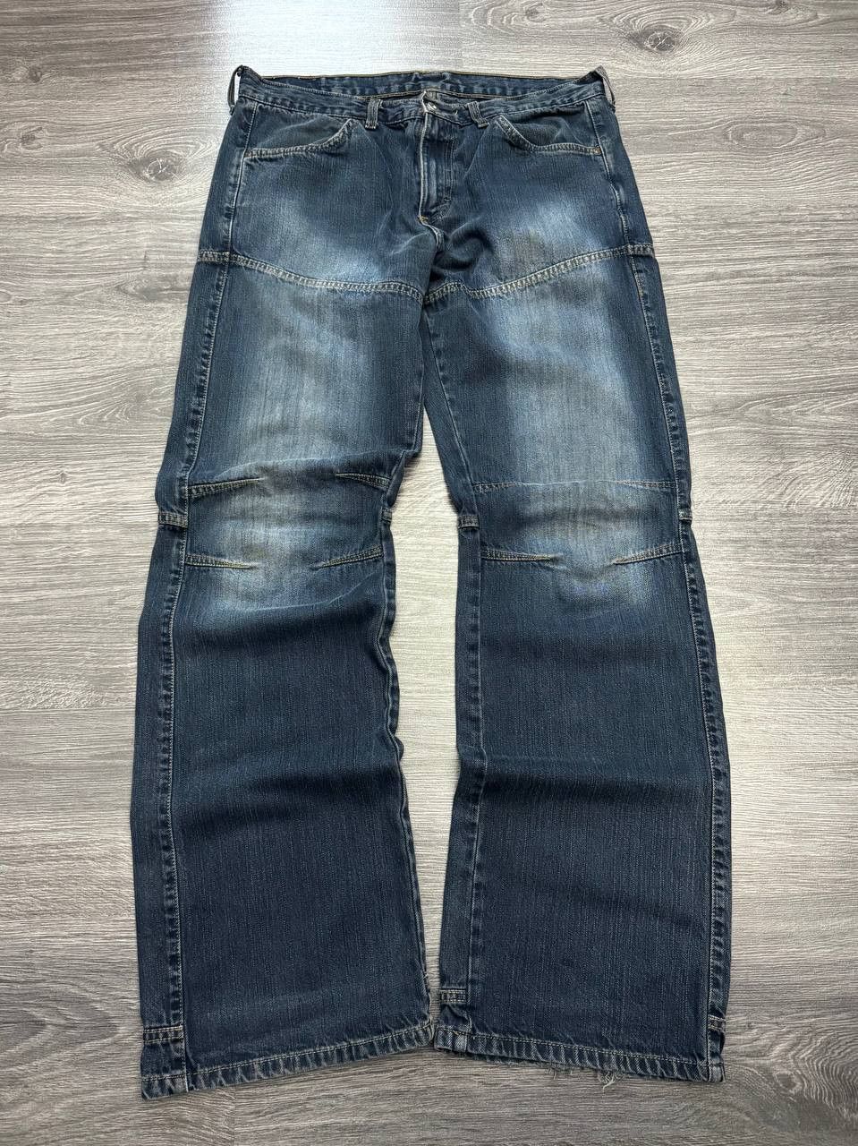 Japanese Brand Y2k Baggy Balenciaga Style Vintage Jeans Avan Garde Pants Size US 34 / EU 50 - 1 Thumbnail