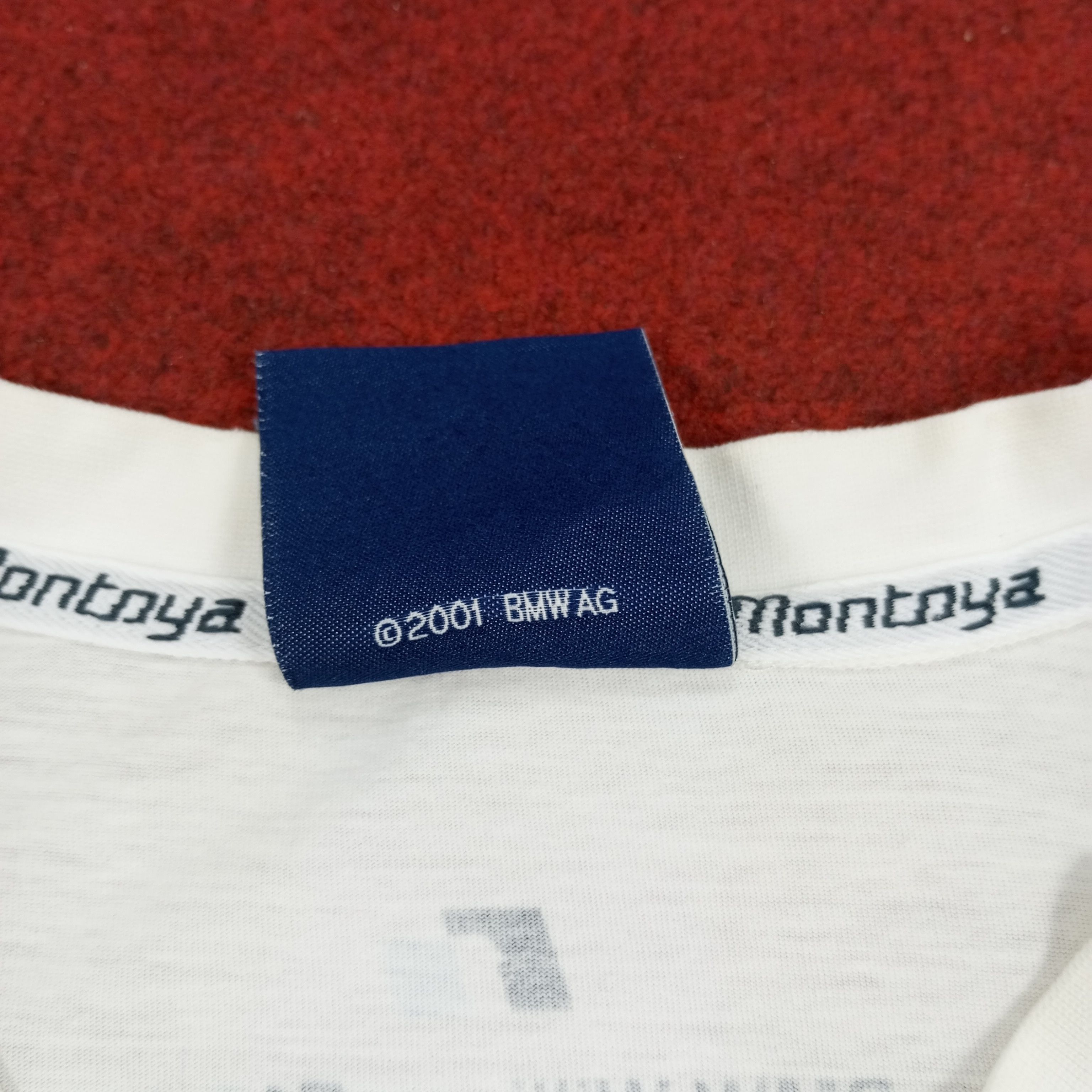 BMW × Vintage BMW Williams F1 Montoya Motorsports Design Tshirt Size US L / EU 52-54 / 3 - 8 Thumbnail