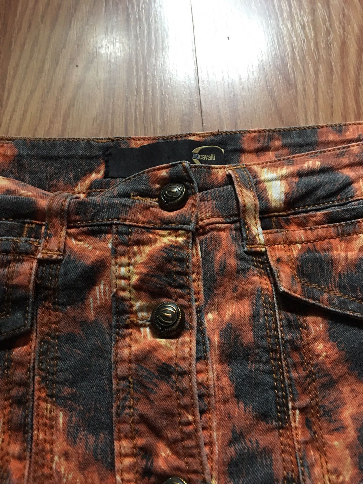 Just Cavalli × Roberto Cavalli Roberto Cavalli Just Cavalli Leopard Print Skirt Size EU 46 Size 32" / US 10 / IT 46 - 5 Thumbnail