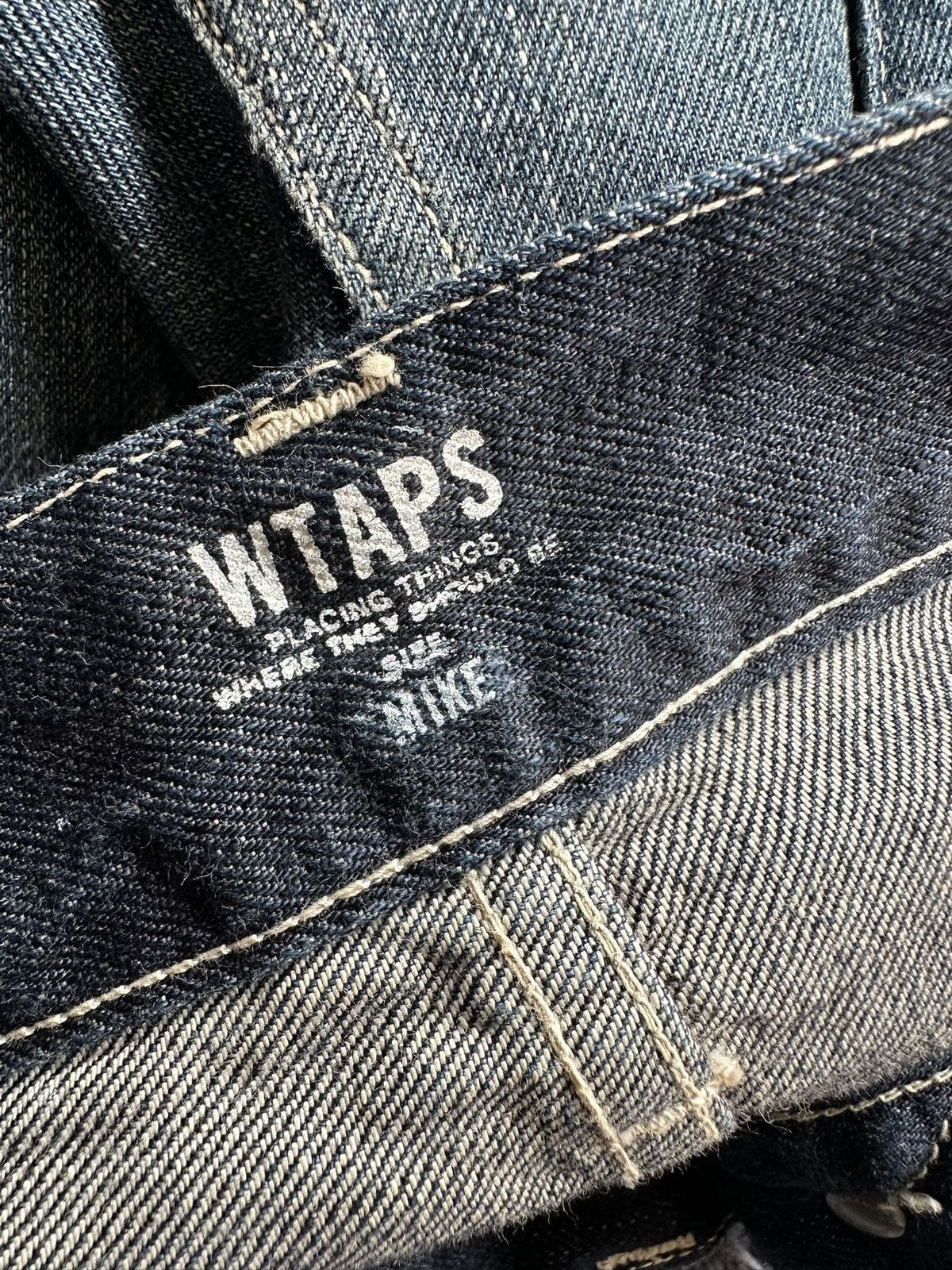 Wtaps 11SS - WTAPS '' Who Dares Wins '' trashed denim jeans Size US 32 / EU 48 - 17 Thumbnail