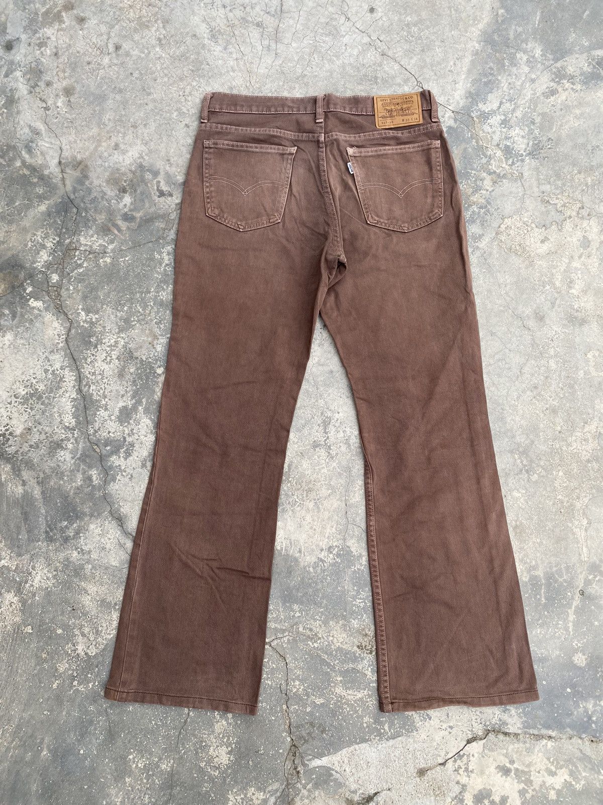 Levi's Vintage Clothing 96’ Lot 517-10 brown jeans LV008 Size US 33 - 3 Thumbnail