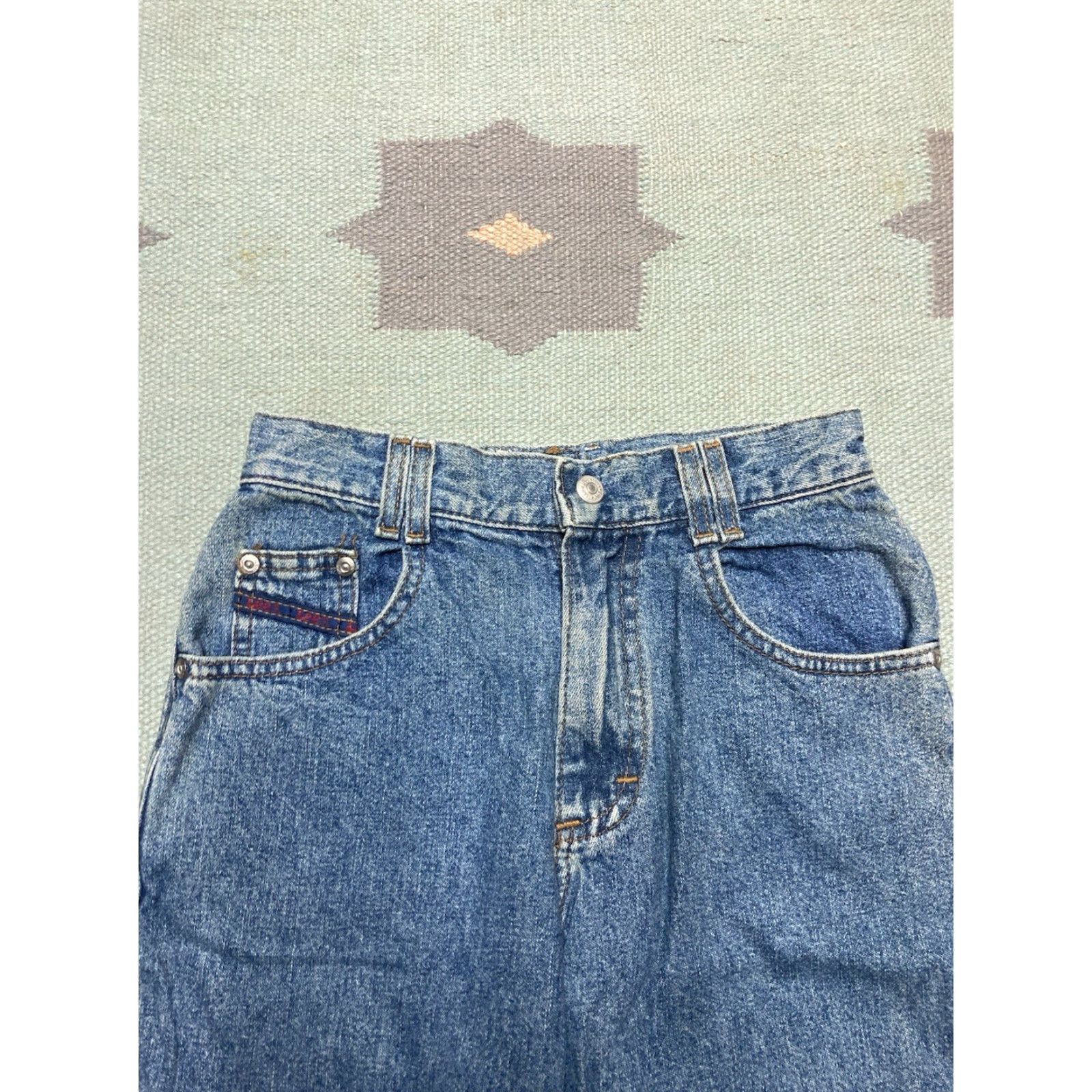 Lee VINTAGE Lee Denim Jeans Straight USA Women’s Regular 12 24x27 Blue Jeans Womens Size 34" / US 12 / IT 48 - 4 Thumbnail