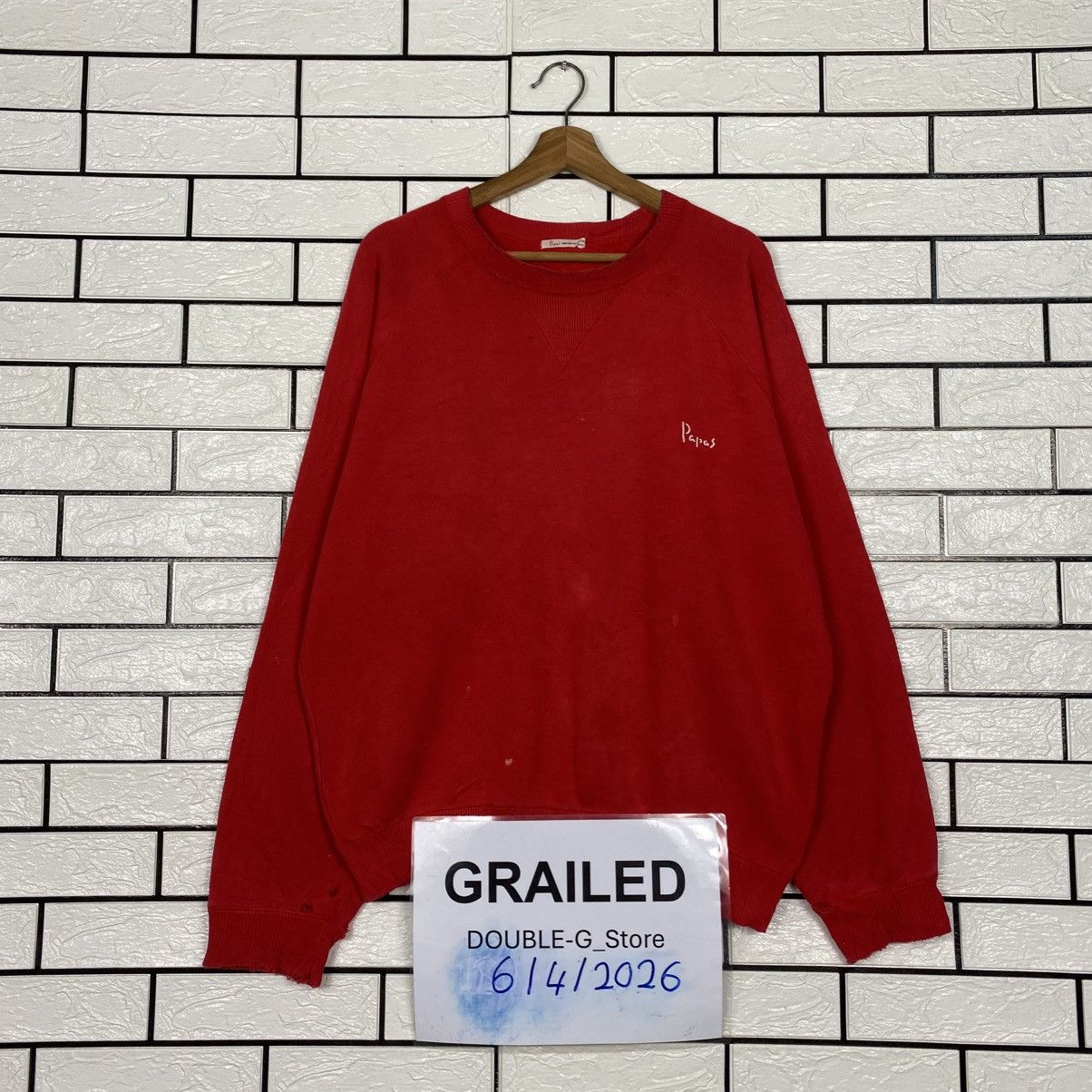 Japanese Brand 📌Vintage Sweatshirt Papas Sportswear Issey Miyake Size US M / EU 48-50 / 2 - 1 Thumbnail