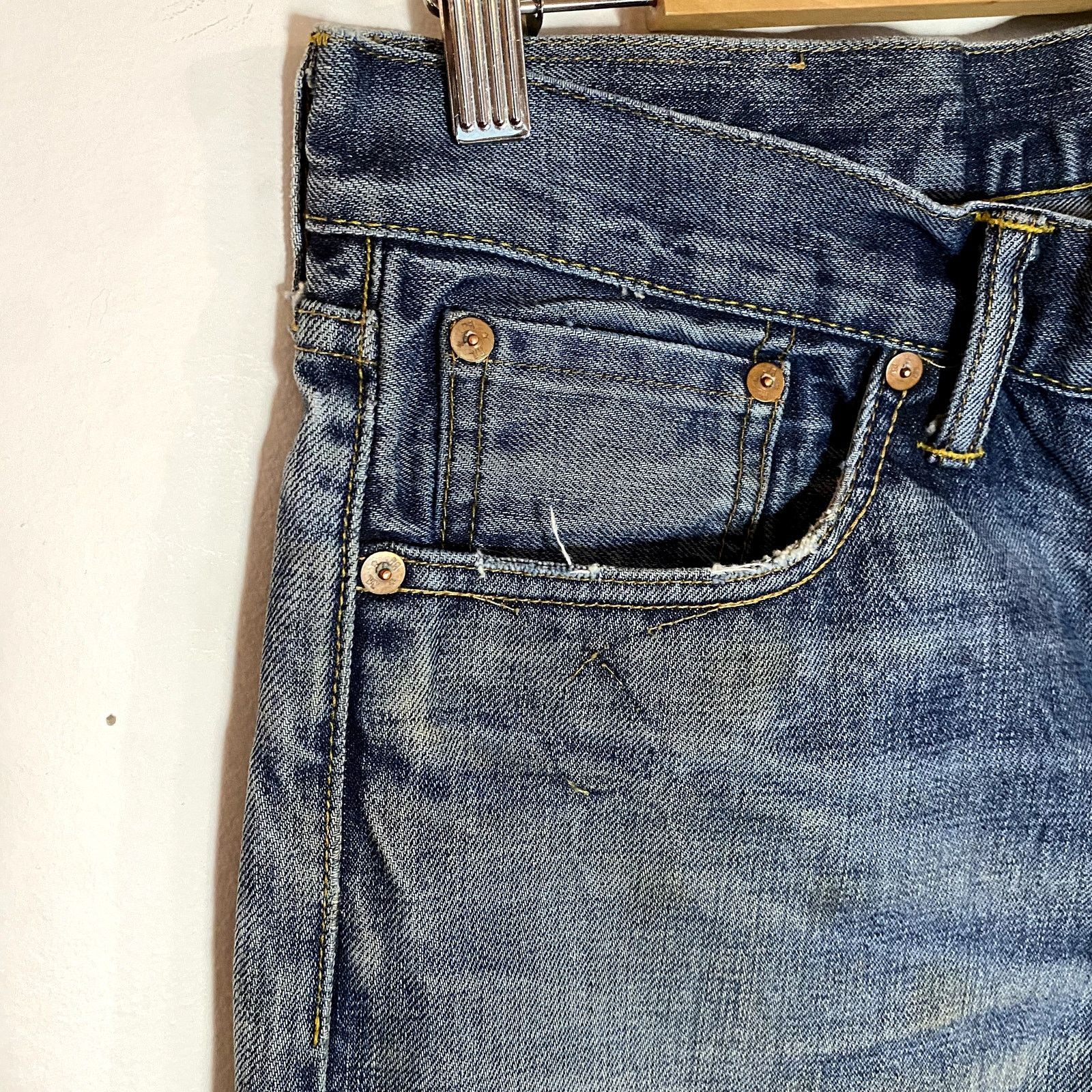 RRL Ralph Lauren RRL Double RL Ralph Lauren Selvedge Slim Boot Jeans 31x30 Size US 31 - 14 Thumbnail