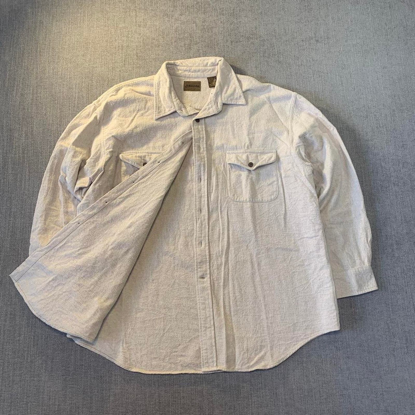 St. Johns Bay St. John's Bay beige western Longsleeve flannel shirt Size US XL / EU 56 / 4 - 2 Thumbnail
