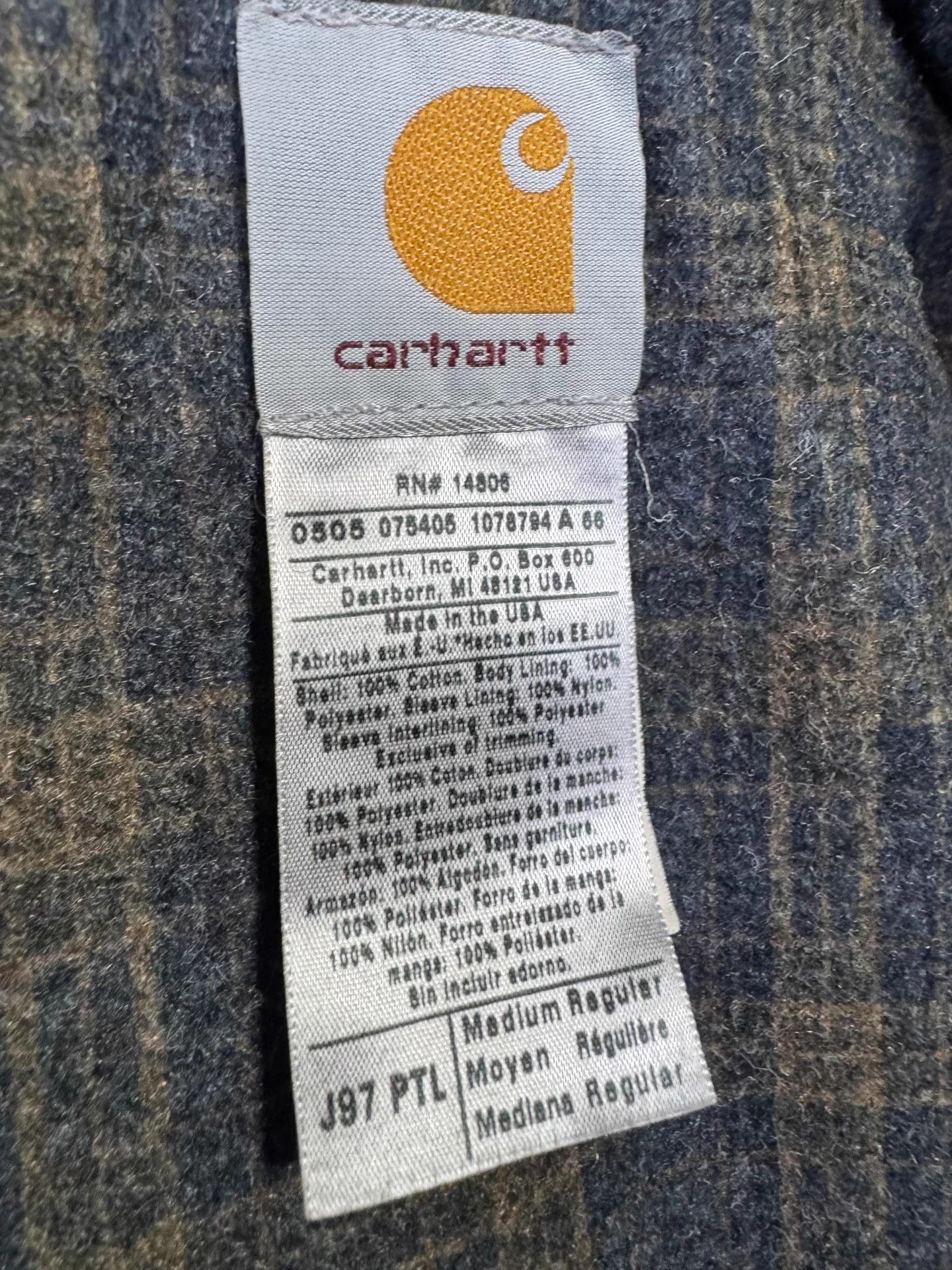 Carhartt Vtg Carhartt J97 Gasoline Blue M M.L. Detroit Jkt Size US M / EU 48-50 / 2 - 9 Thumbnail