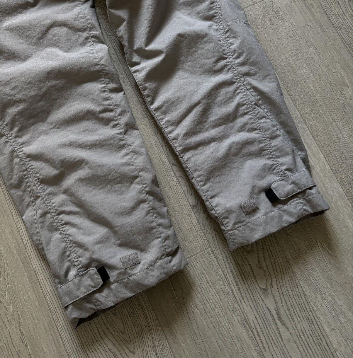 Nike × Vintage Vintage Nike Pants Double Knee Swoosh Grey 90s Size US 32 / EU 48 - 4 Thumbnail