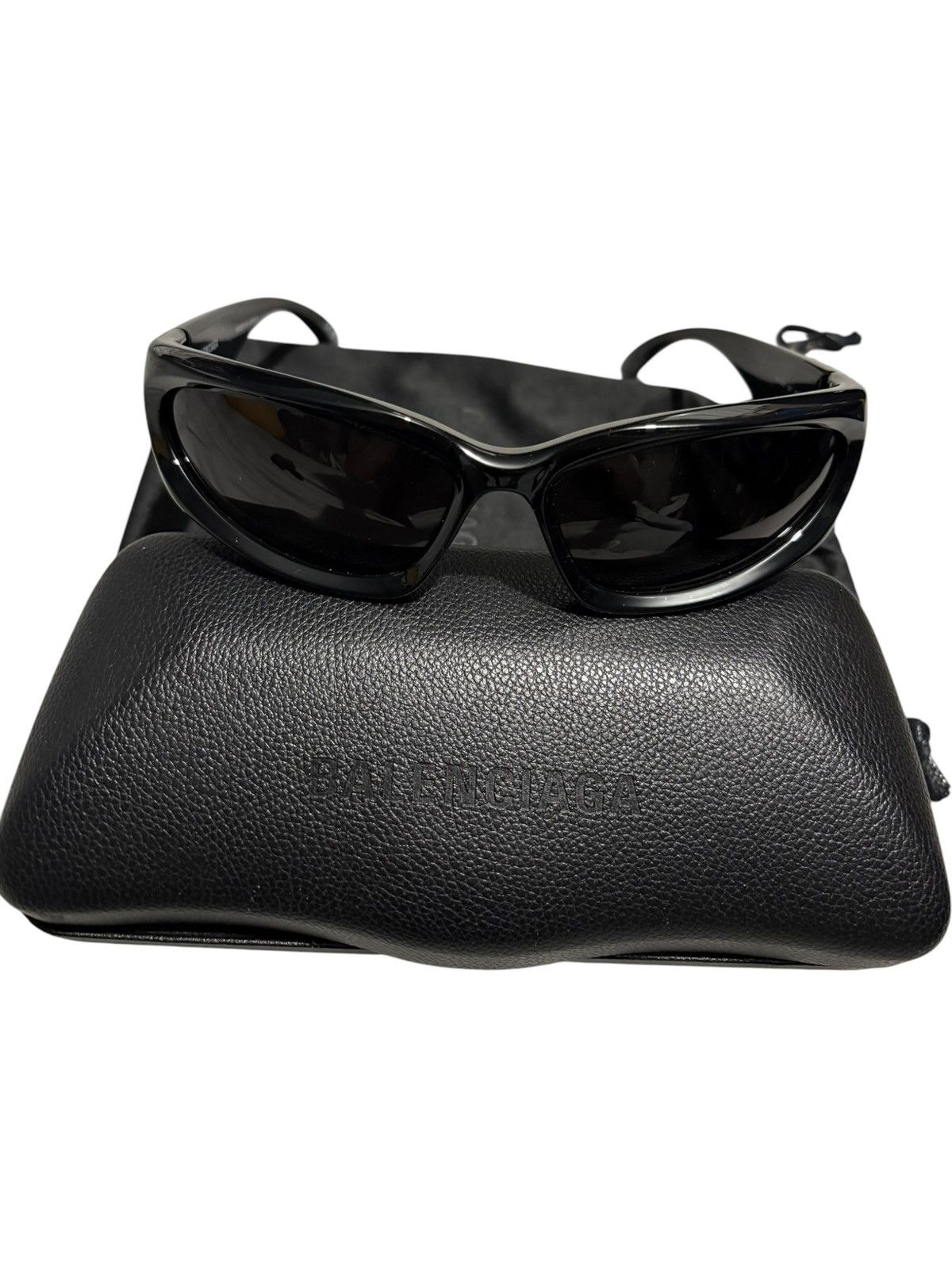 Balenciaga Balenciaga SWIFT OVAL SUNGLASSES BB0157S wraparound shades Size ONE SIZE - 3 Thumbnail