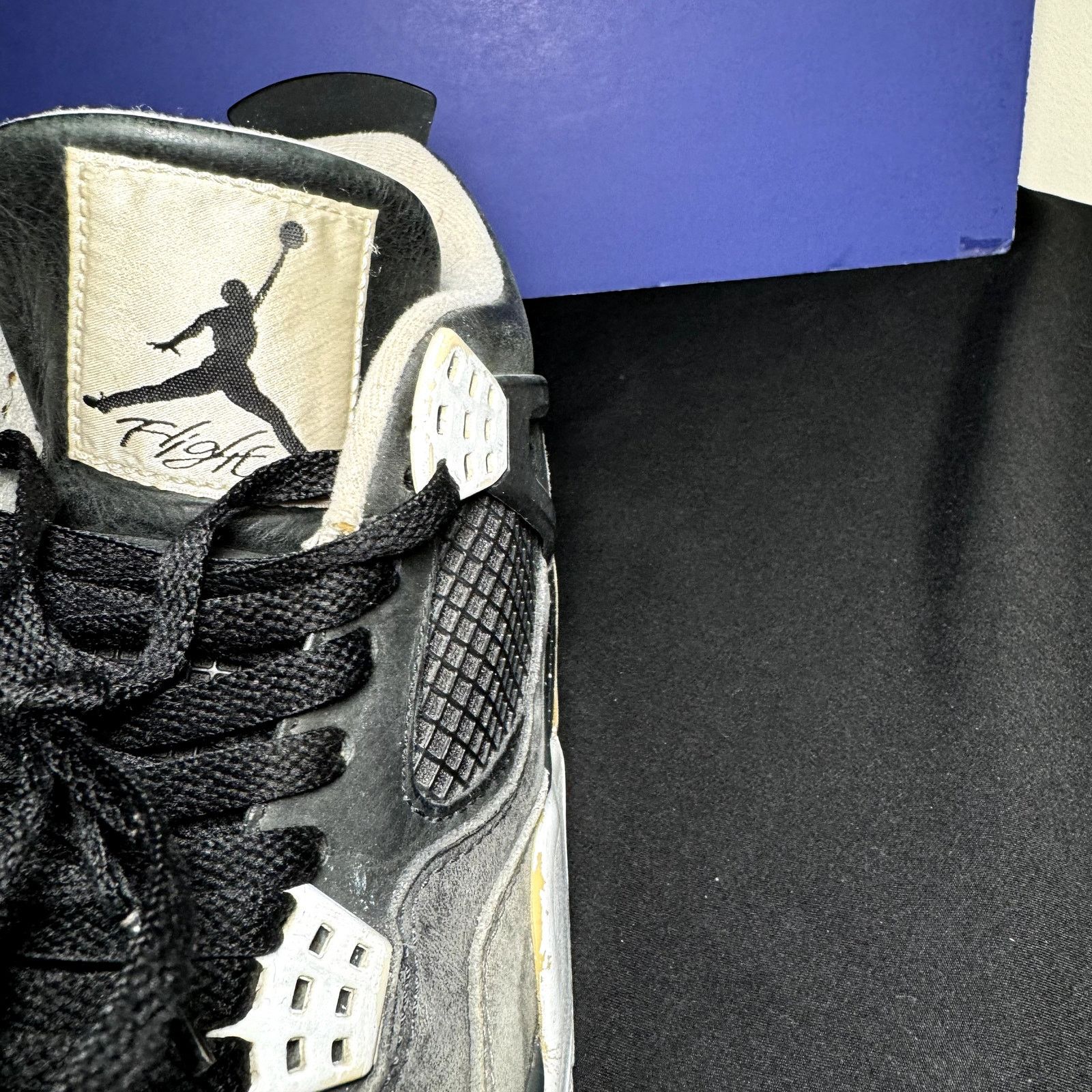Jordan Brand × Nike Size 9.5 - Nike Air Jordan 4 Retro Fear 2013 Men's Shoes Size US 9.5 / EU 42-43 - 5 Thumbnail