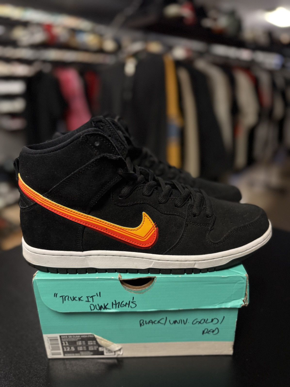 Nike Nike Dunk SB High Truck It Size 11 BQ6826-003 Black Size US 11 / EU 44 - 15 Thumbnail