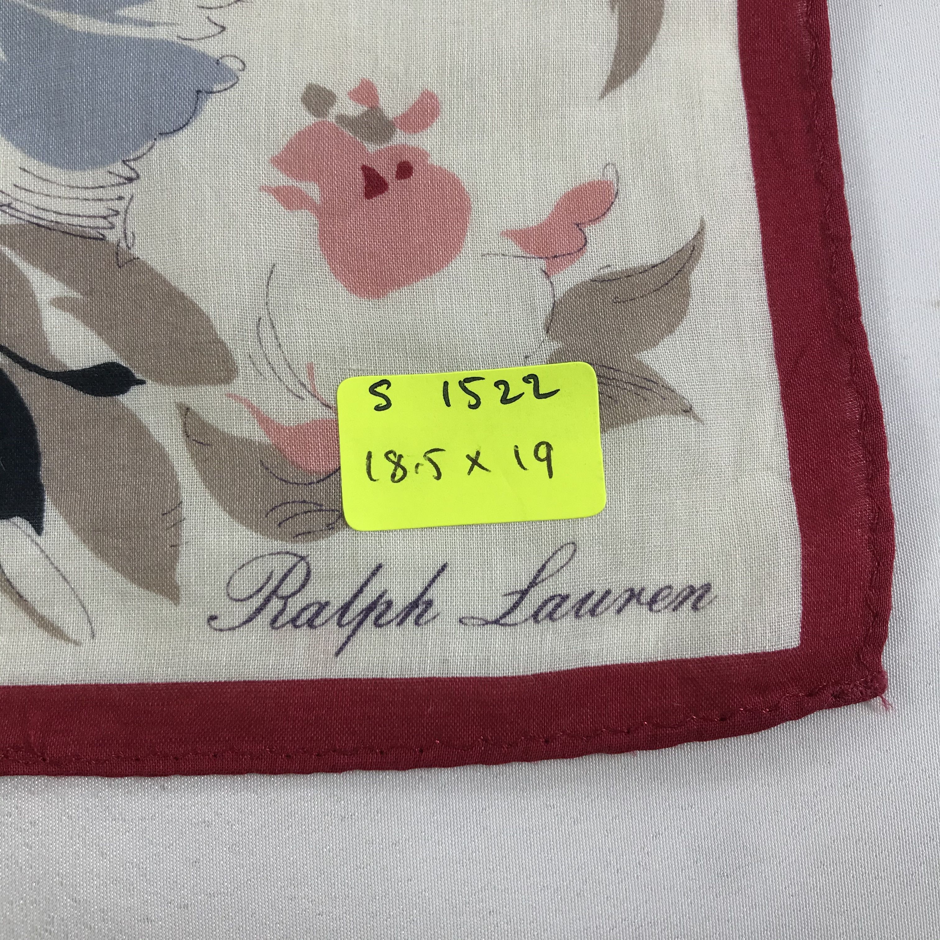 Ralph Lauren × Vintage Ralph Lauren Bandana / Handkerchief / Neckerchief - S1522 Size ONE SIZE - 5 Thumbnail