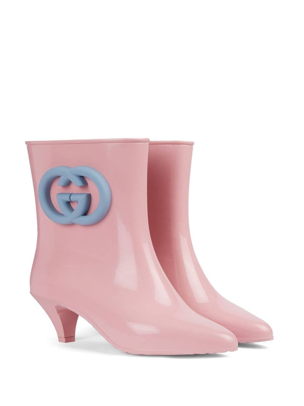 Gucci Interlocking G Rubber Ankle Boots SIZE 41