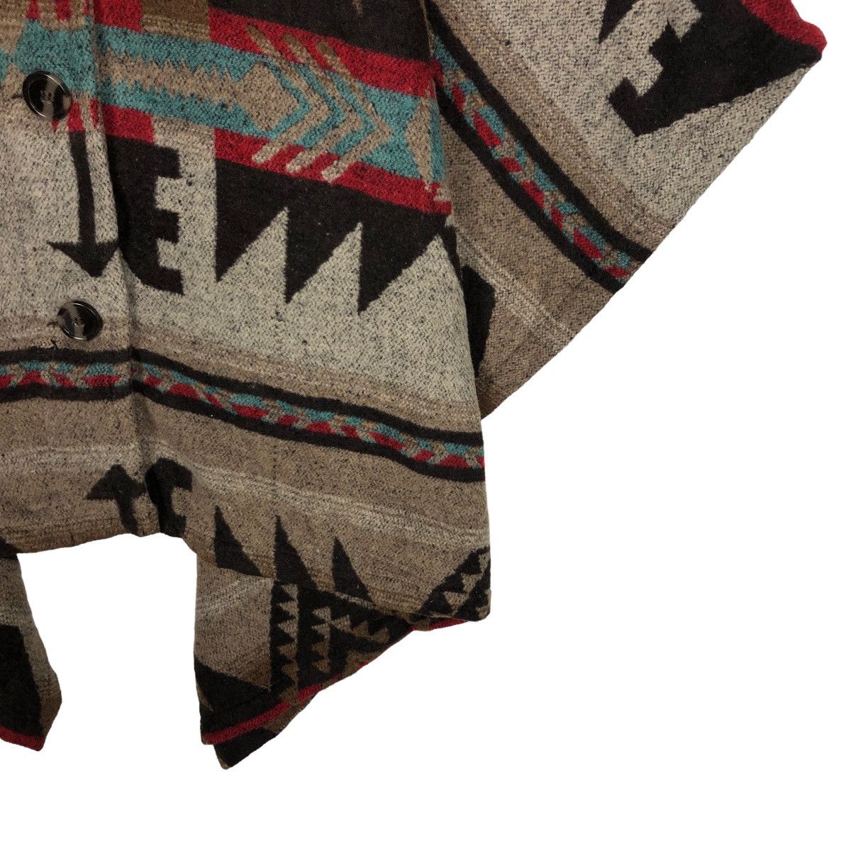 Japanese Brand VINTAGE WOOL NAVAJO AZTEC DESIGN JACKET JAPAN Size US S / EU 44-46 / 1 - 4 Thumbnail