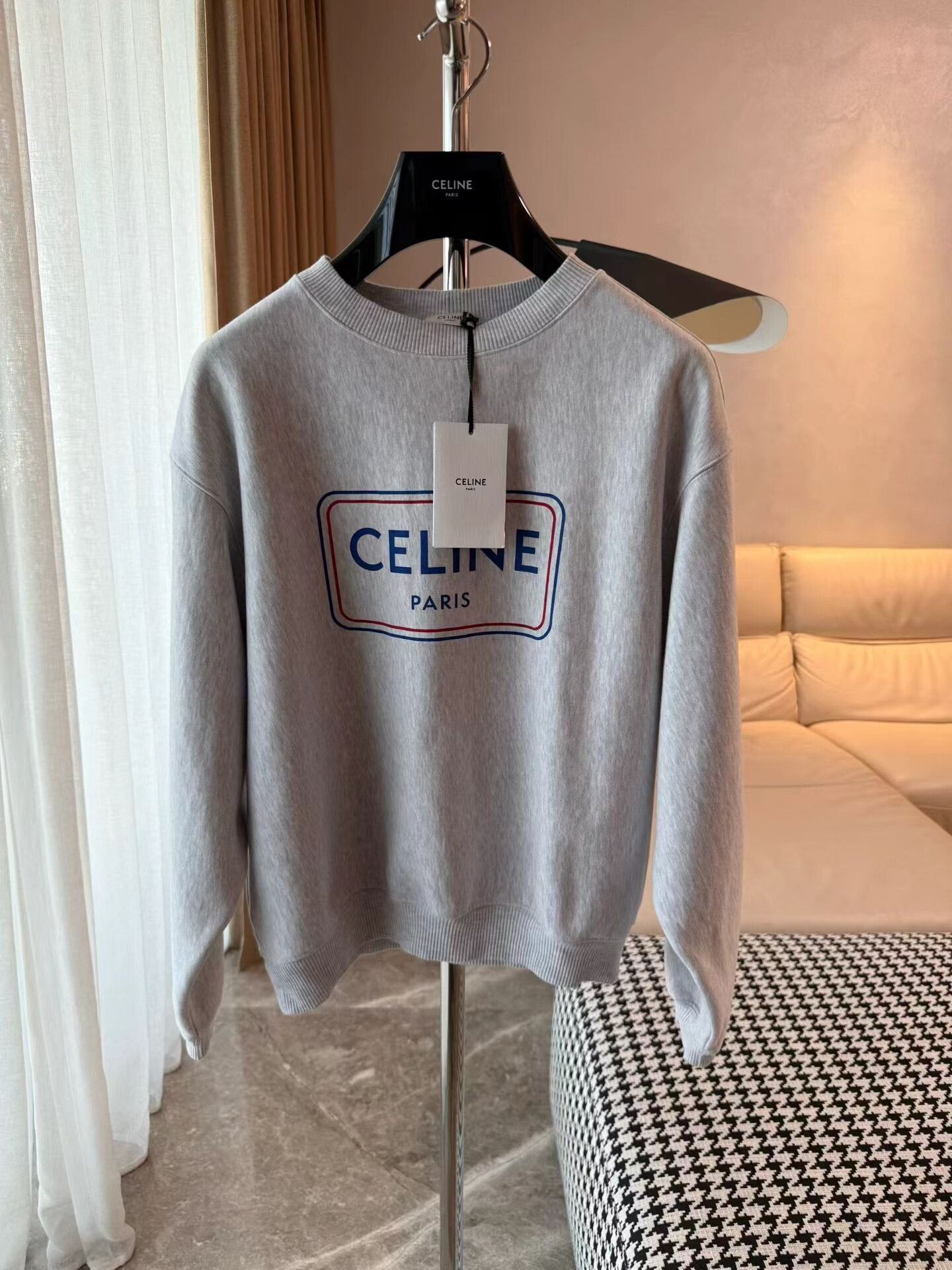 Celine Celine Oversized Letter Print Sweatshirt Size S / US 4 / IT 40 - 1 Thumbnail