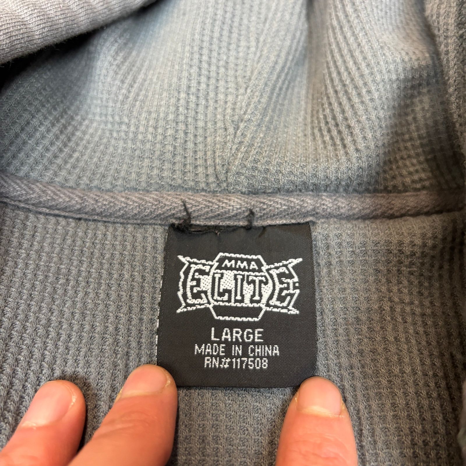 Vintage MMA Elite Snake Thermal Lined Full Zip Faded Hoodie Men's L Size US L / EU 52-54 / 3 - 4 Thumbnail