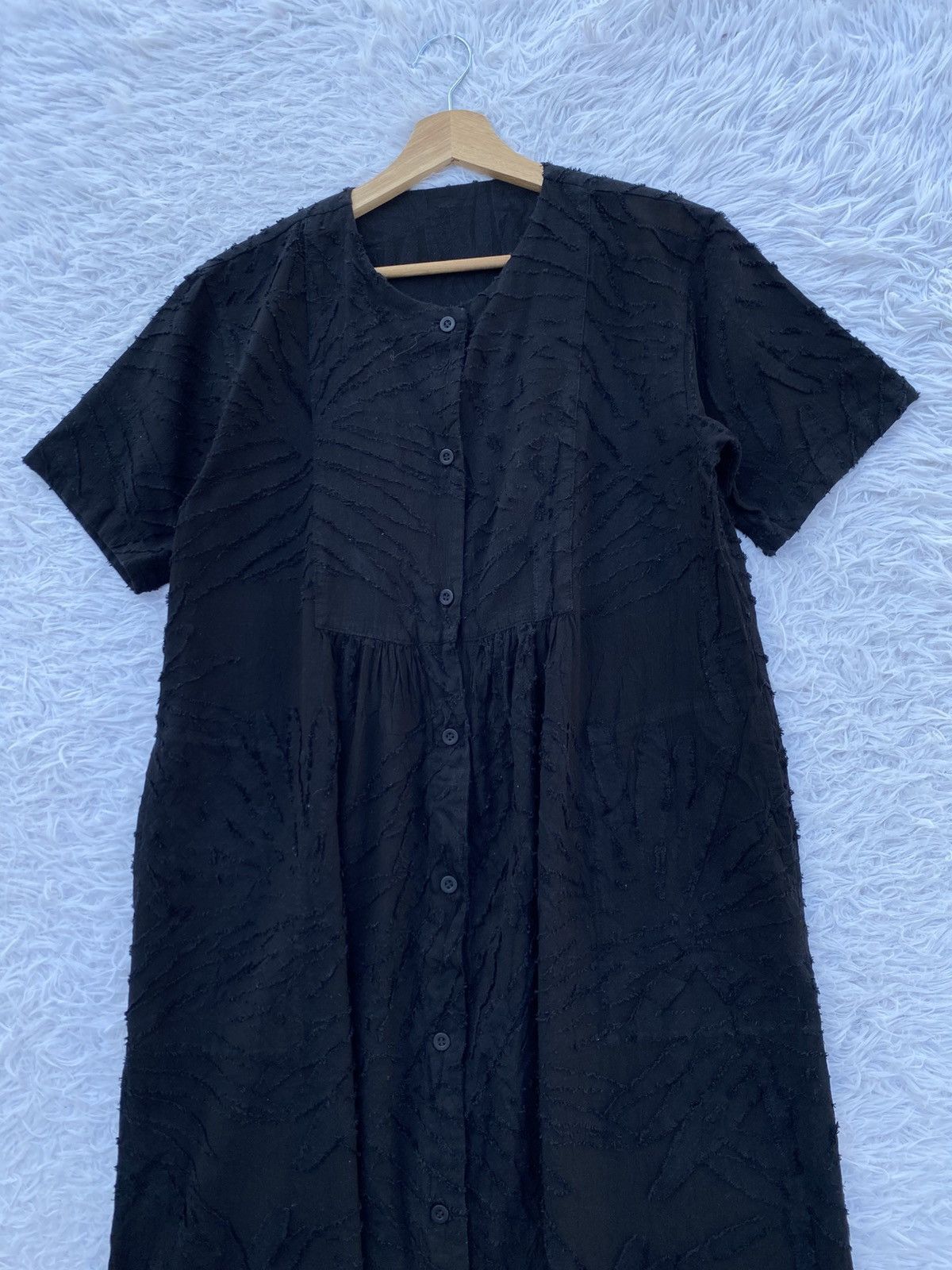 Issey Miyake Rare Haat by Issey Miyake Maxi Black Dress Size M / US 6-8 / IT 42-44 - 10 Thumbnail
