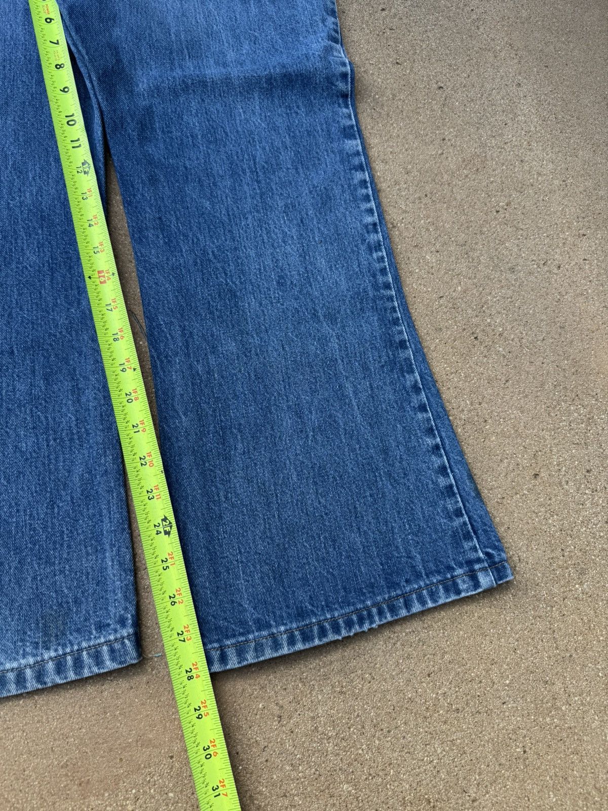 Levi's × Vintage Vtg 70’s Levi’s 646 Orange Tab Bellbottom Flare Jeans 36x28 Size US 36 / EU 52 - 8 Thumbnail