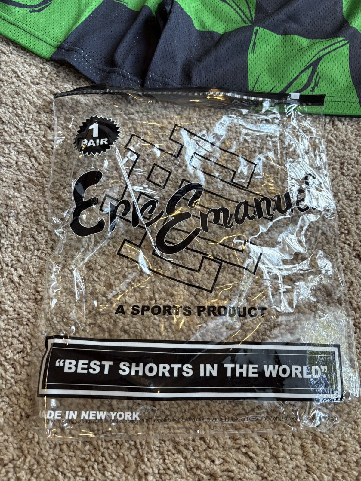 Matty Boy Matty Boy x Eric Emanuel 99 Eyes Slime Green Black Shorts XL Size US 36 / EU 52 - 7 Thumbnail