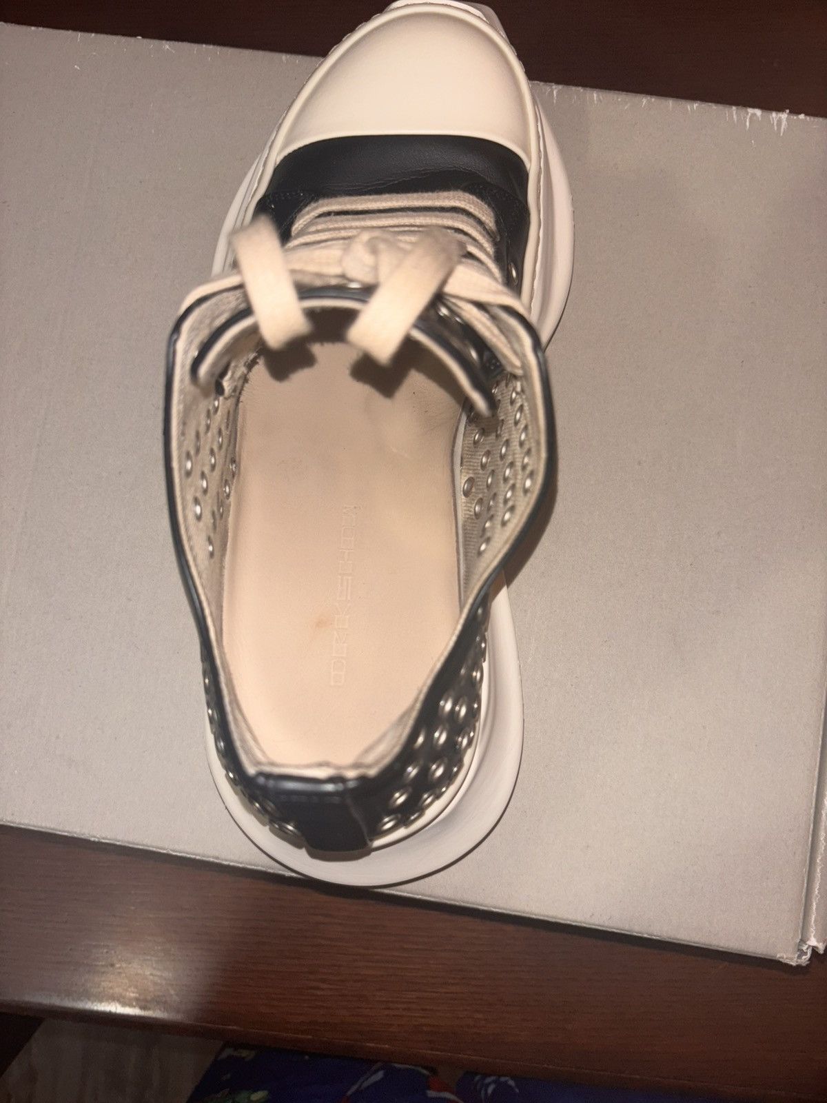 Rick Owens Drkshdw RICK OWENS DRKSHDW Black Edfu Abstract Sneakers Size 41.5 Size US 8.5 / EU 41-42 - 12 Thumbnail