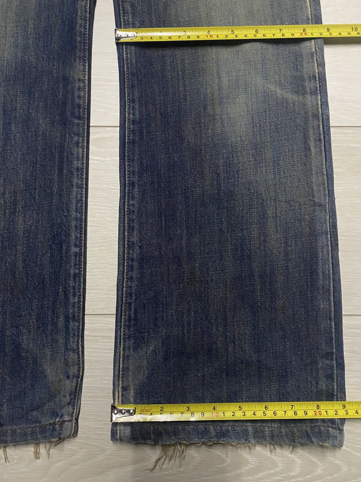 Hysteric Glamour Vintage Japanese Brand Gold Rush Bootcut Flare Jeans Size US 31 - 16 Thumbnail