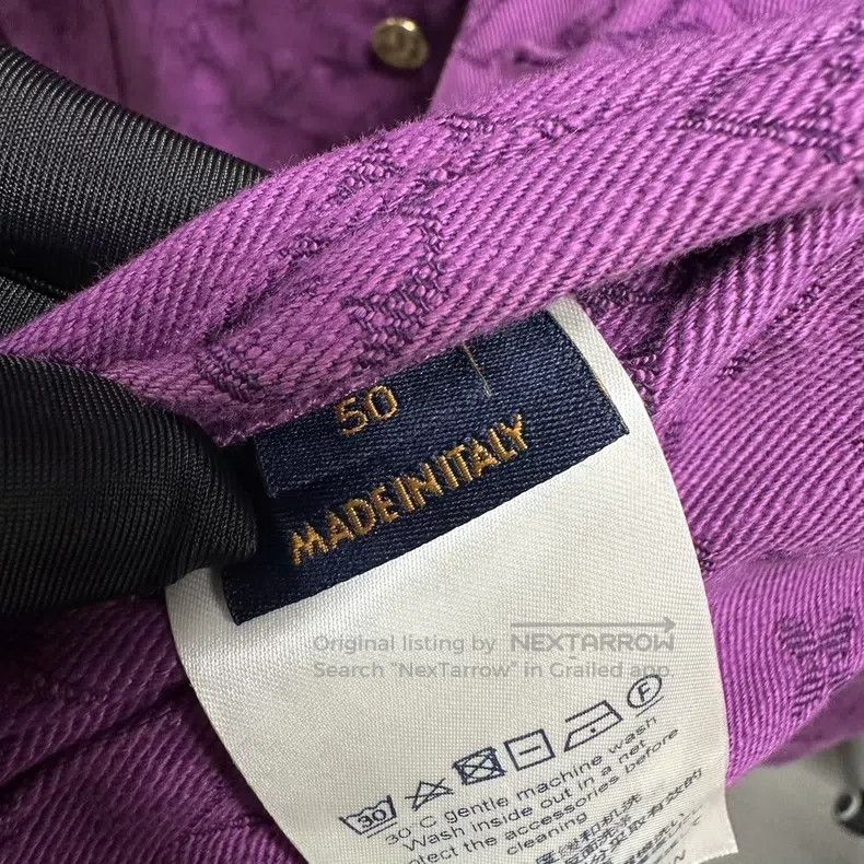 Louis Vuitton Louis Vuitton purple denim jacket Size US M / EU 48-50 / 2 - 4 Thumbnail