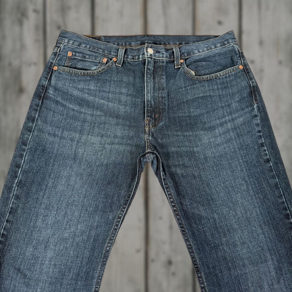 Levi's Levis 527 Jeans Mens 36x32 Blue Bootcut Denim 5-Pocket Regular Fit Cowboy Western Cargo Work Cotton Size US 36 / EU 52 - 1 Thumbnail