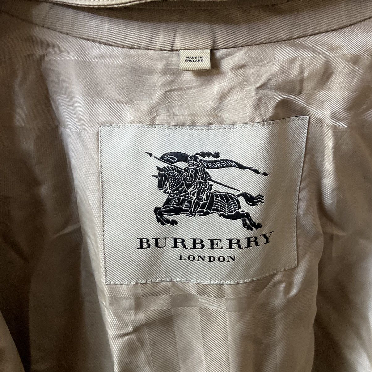 Burberry × Burberry Prorsum Burberry London Trench Coat Python Skin Collar Brown Tan Size US L / EU 52-54 / 3 - 7 Thumbnail