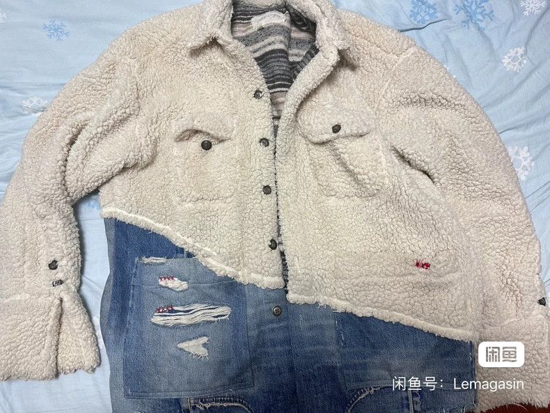 Greg Lauren greg lauren Cowboy patchwork lamb wool jacket 2506-Nextarro Size US L / EU 52-54 / 3 - 1 Thumbnail