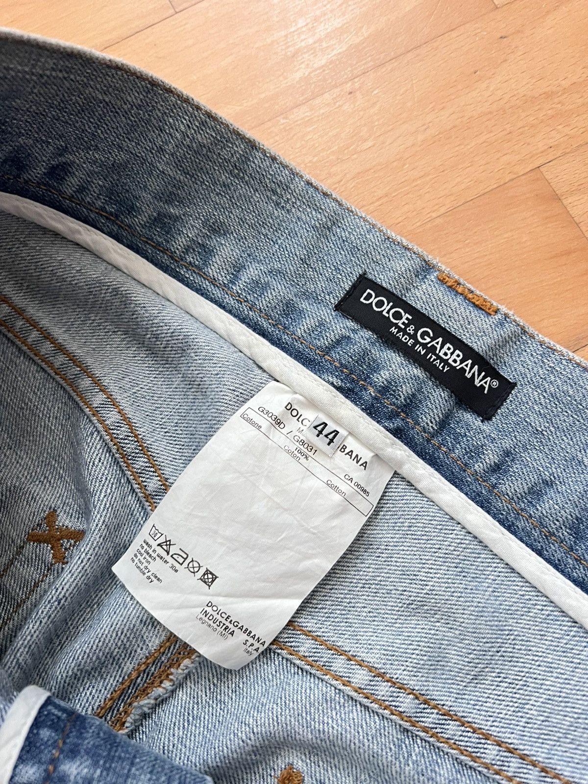 Dolce & Gabbana Dolce & Gabbana painted jeans from 2004 Size US 31 - 4 Thumbnail