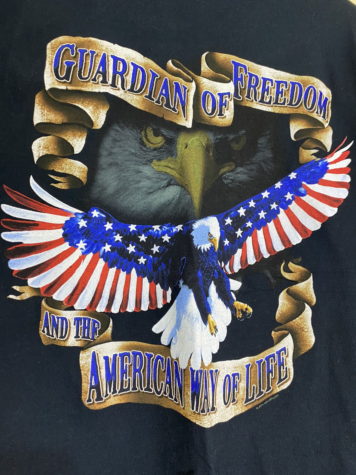 Harley Davidson × Vintage Vintage American Eagle Guardian Of Freedom Tee T-shirt Size US S / EU 44-46 / 1 - 2 Thumbnail