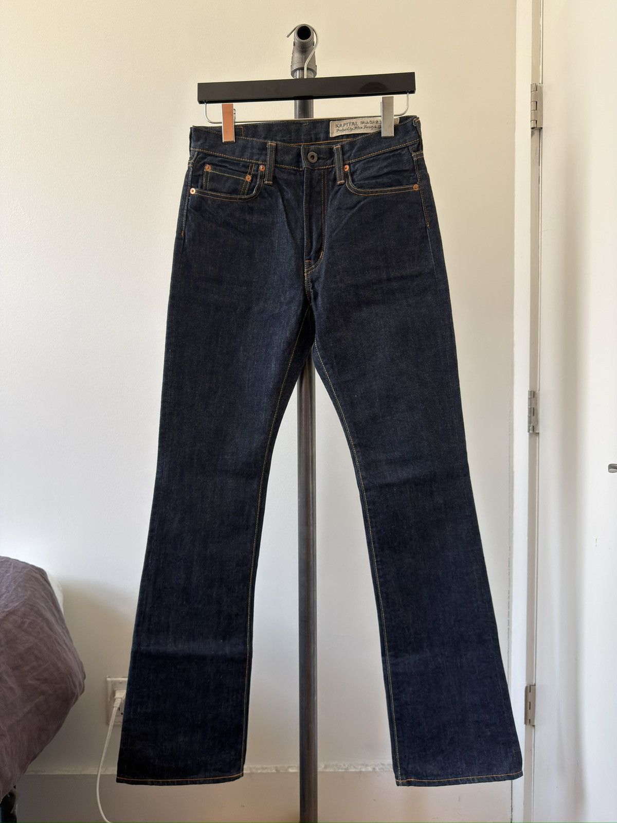 Kapital Indigo Flared Raw Jeans Size US 28 / EU 44 - 1 Thumbnail