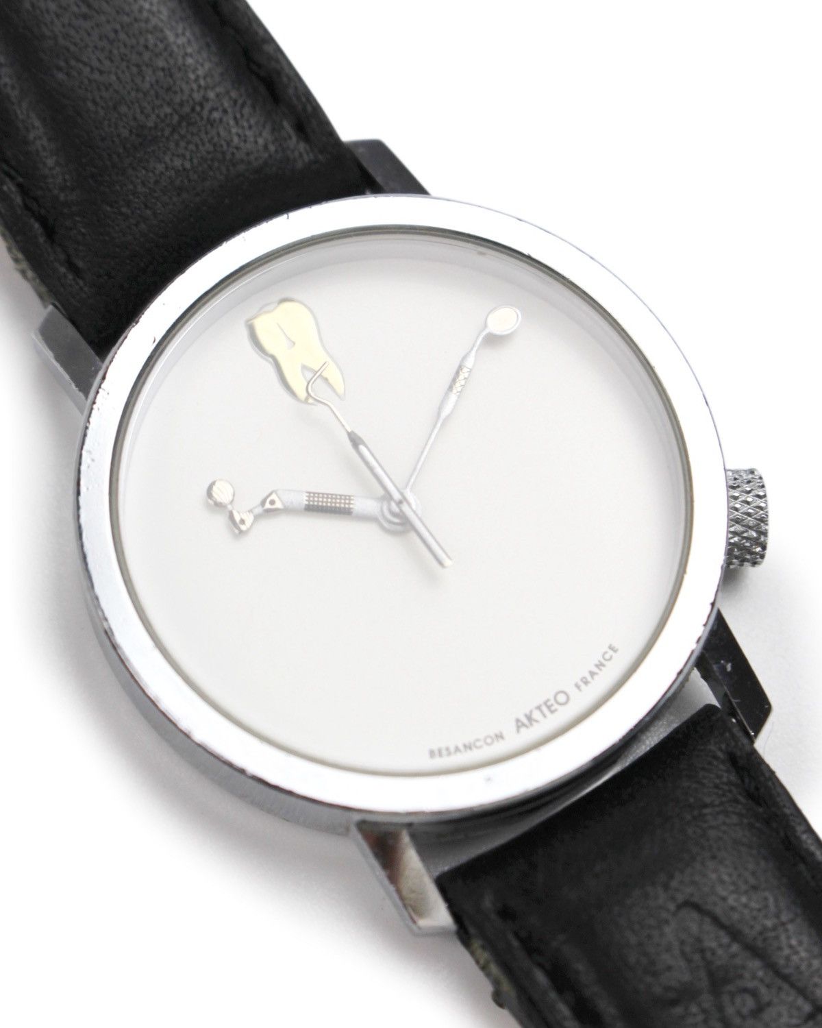 Vintage 1990S AKTEO DENTIST THEMED VINTAGE FRENCH WATCH Size ONE SIZE - 3 Thumbnail