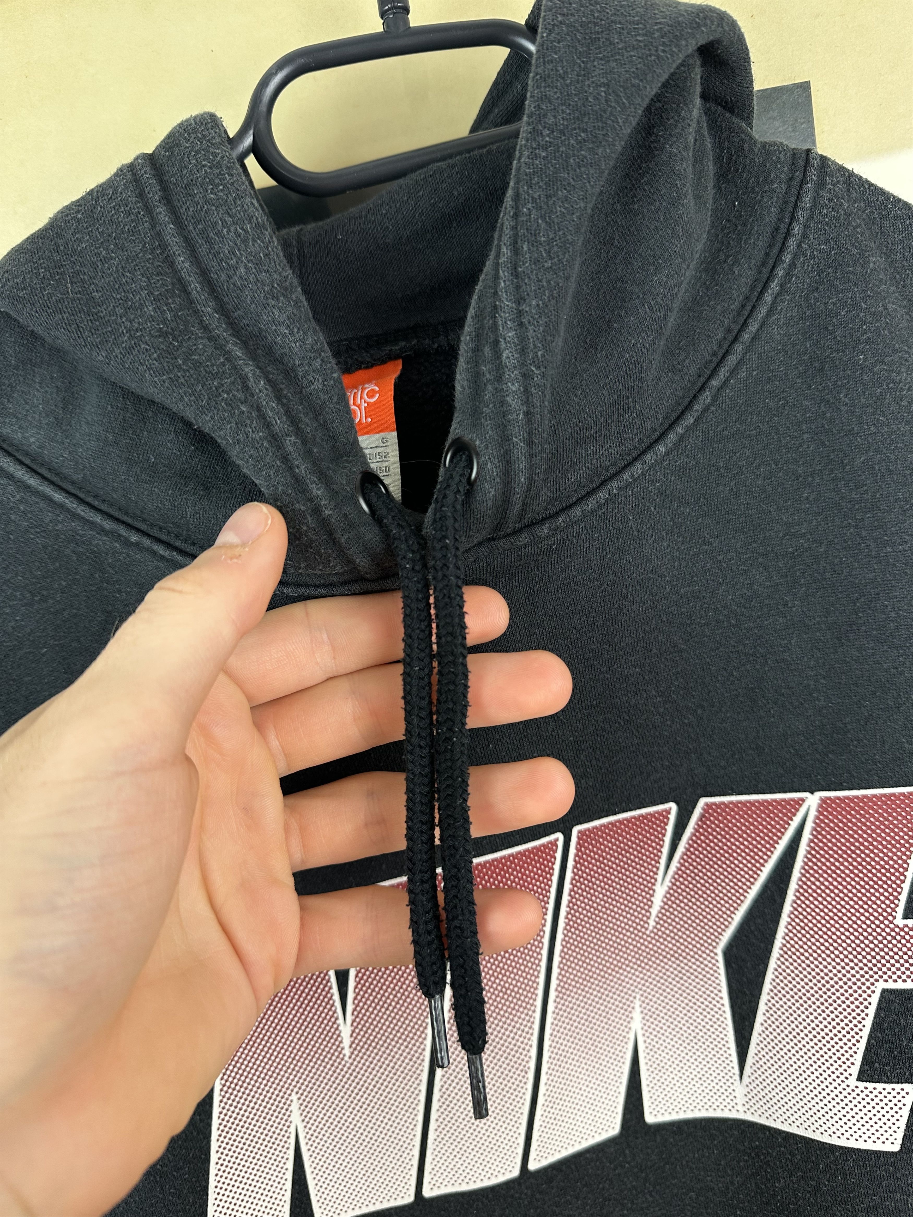 Nike × Vintage Vintage Nike Hoodie Jacket Swoosh Rare Hype Y2K Drill Size US L / EU 52-54 / 3 - 7 Thumbnail